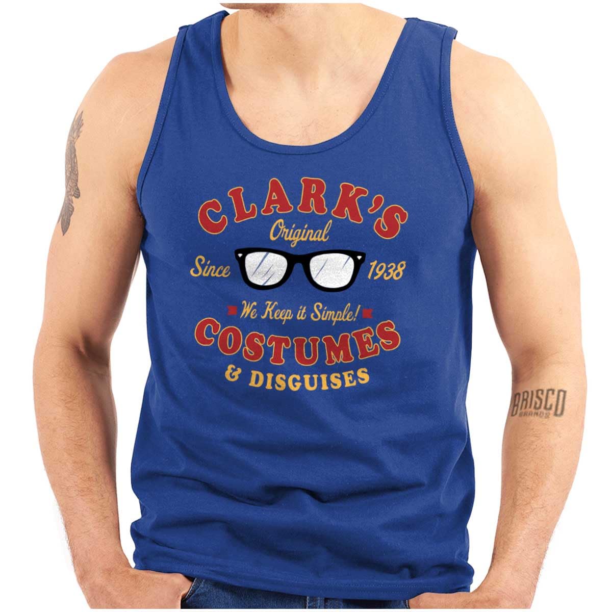 Funny Comic Tank Top T-Shirts for Men & Women - Original Costume & Disguise Party Shirts - Perfect for Cosplay, Halloween, Comic Con & Themed Parties