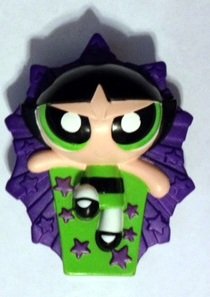 Burger King Powerpuff Girls Buttercup Collectible Toy - Official Kids Meal Prize - Perfect for Cartoon Fans & Collectors - Great for Playtime, Display, and Gifts