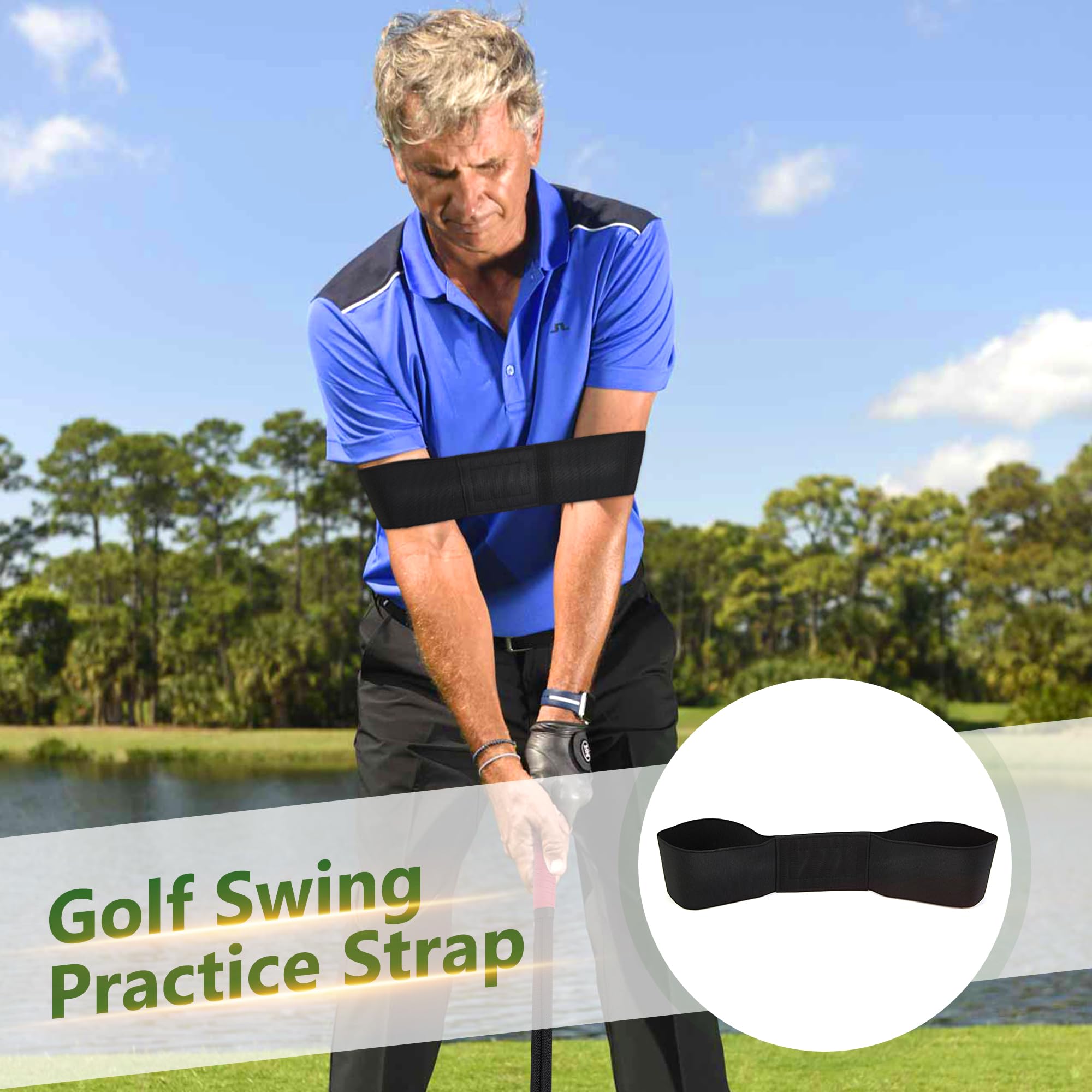 Golf Swing Trainer Rope Aid - Speed Power Tempo Training Tool with Weighted Ball | Indoor/Outdoor Club Rope Whip for Posture Practice & Lag Shot Drills | Perfect Golf Exercise Equipment for Driving Range & Backyard Practice (Red)