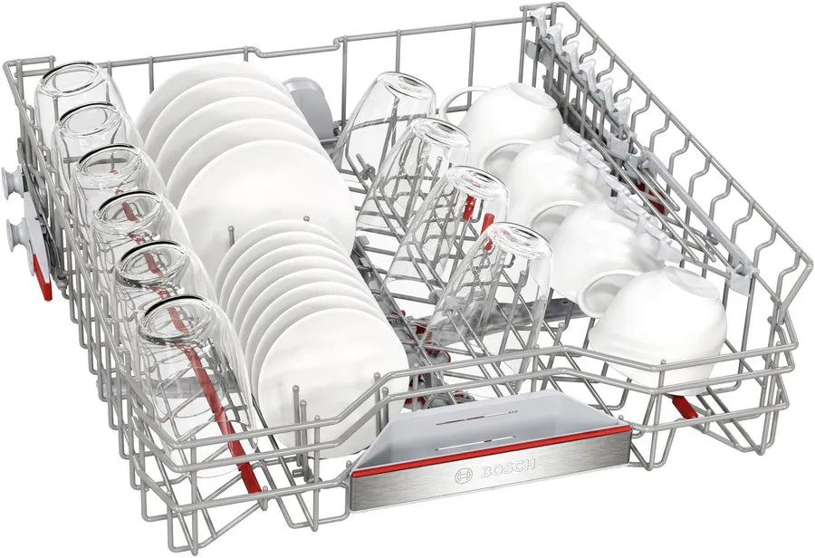Bosch Series 6 60cm Built-In Dishwasher SMV6HCX01A - Energy Efficient, Ultra Quiet 44dB - Perfect for Kitchens, Apartments & Small Homes