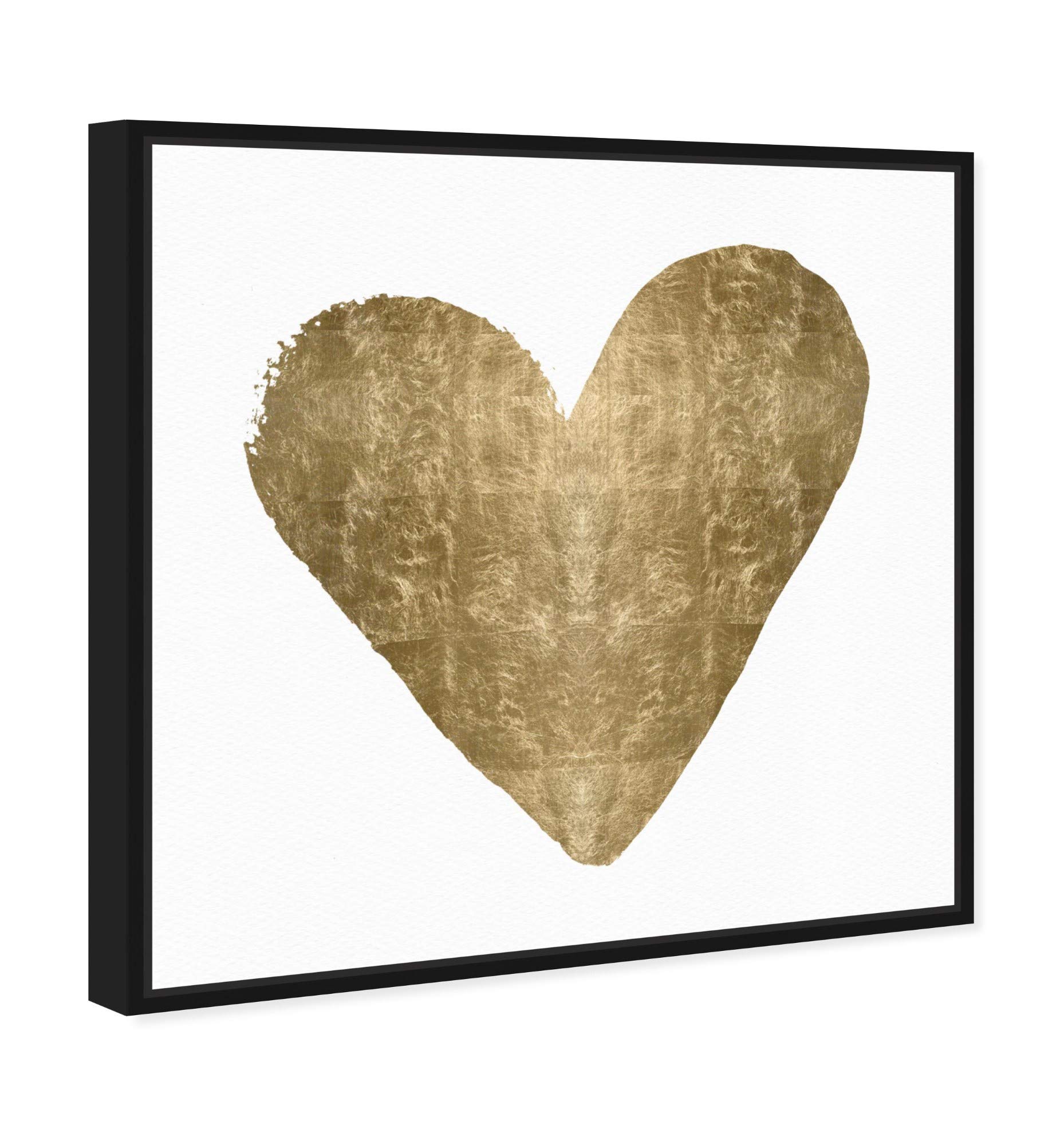 Heart-Themed Framed Wall Art Canvas Prints - Elegant Home Decor for Living Room, Bedroom & Office