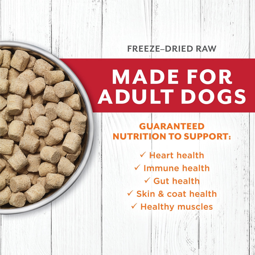 Freeze-Dried Raw Beef & Cod Dog Food - Grain-Free, High-Protein Longevity Meals for Dogs - Perfect for Travel, Hiking & Active Lifestyles
