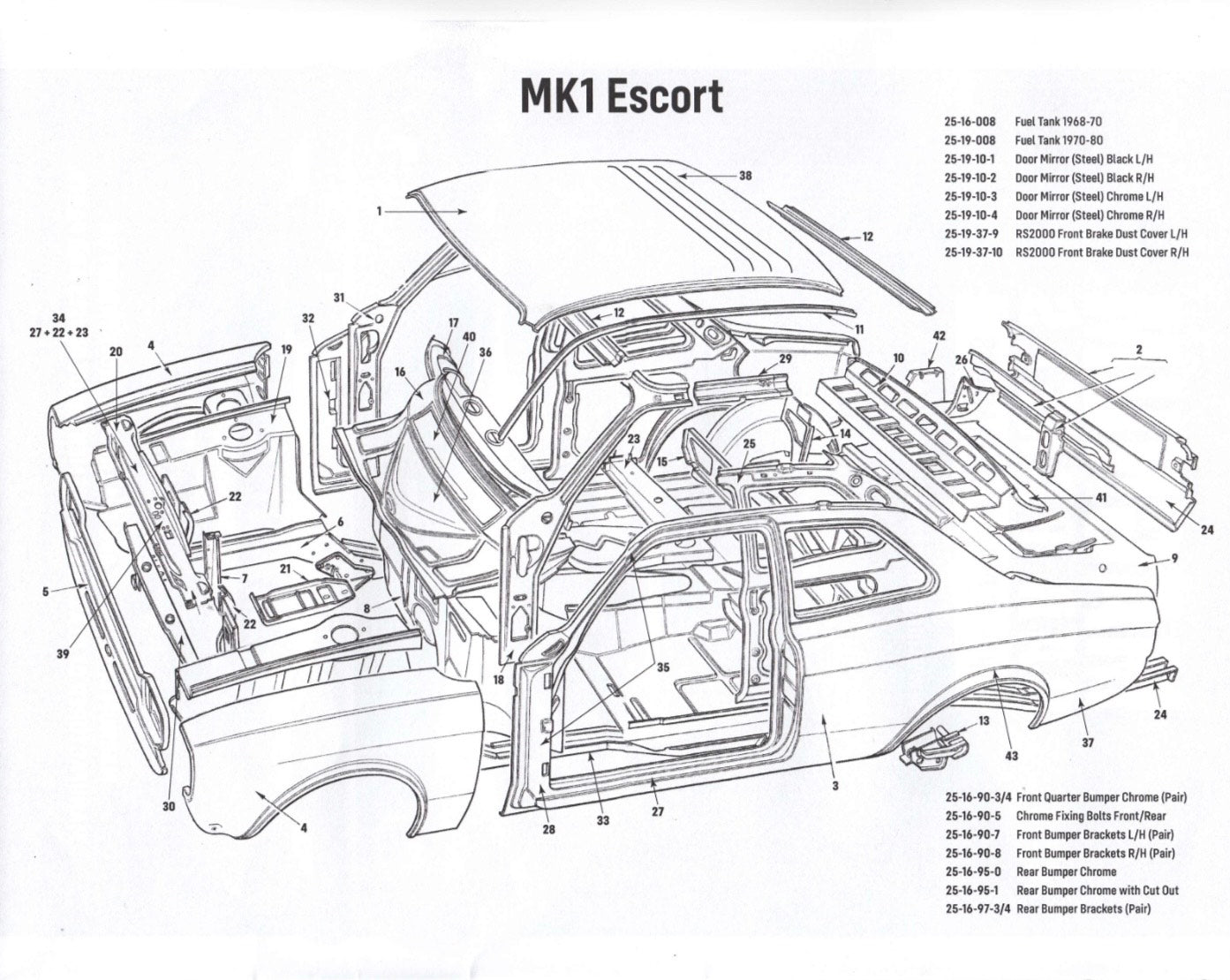 Ford Escort Mk1 Classic Car Parts & Accessories - Vintage Auto Restoration & Custom Builds | Perfect for Collectors, Restorers & Enthusiasts