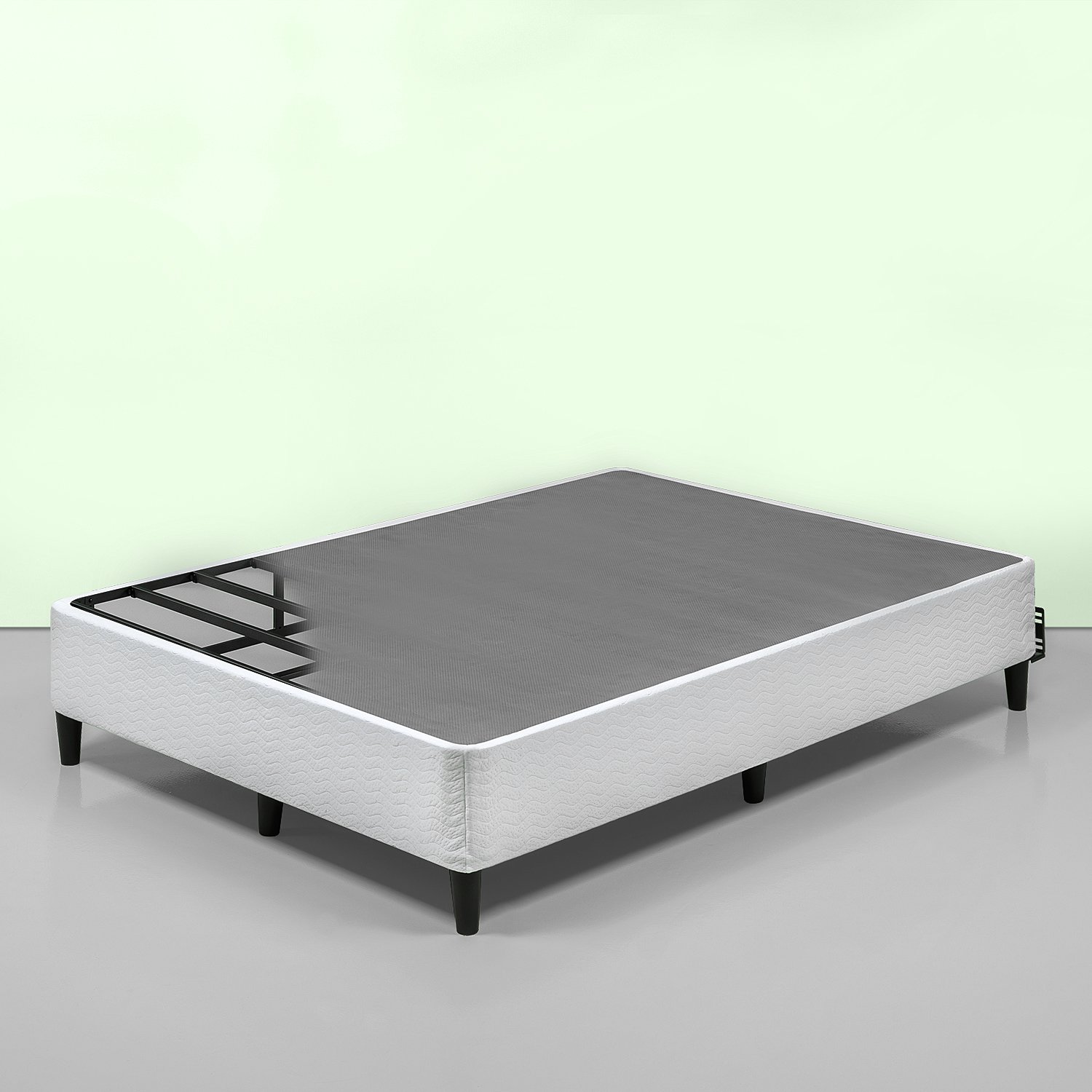 ZINUS Keenan Metal Mattress Foundation - Queen Size Bed Frame with Headboard Brackets, Easy Assembly, Sturdy Box Spring Replacement | Perfect for Bedroom, Guest Room & Dormitory