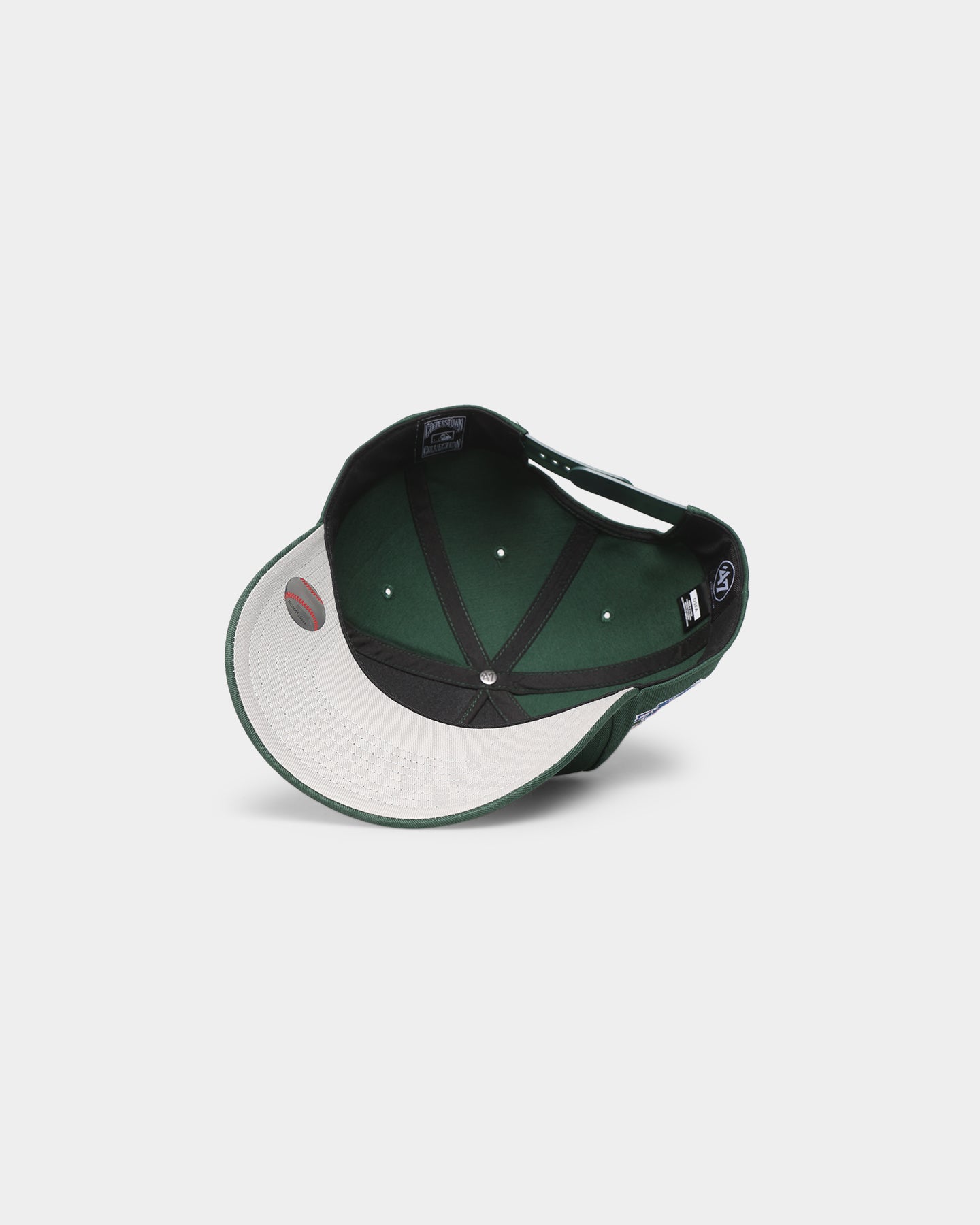 47 Brand Oakland Athletics MVP Snapback Hat - Dark Green/Red Adjustable Baseball Cap for Men & Women - Perfect for Games, Fan Gear & Streetwear Fashion
