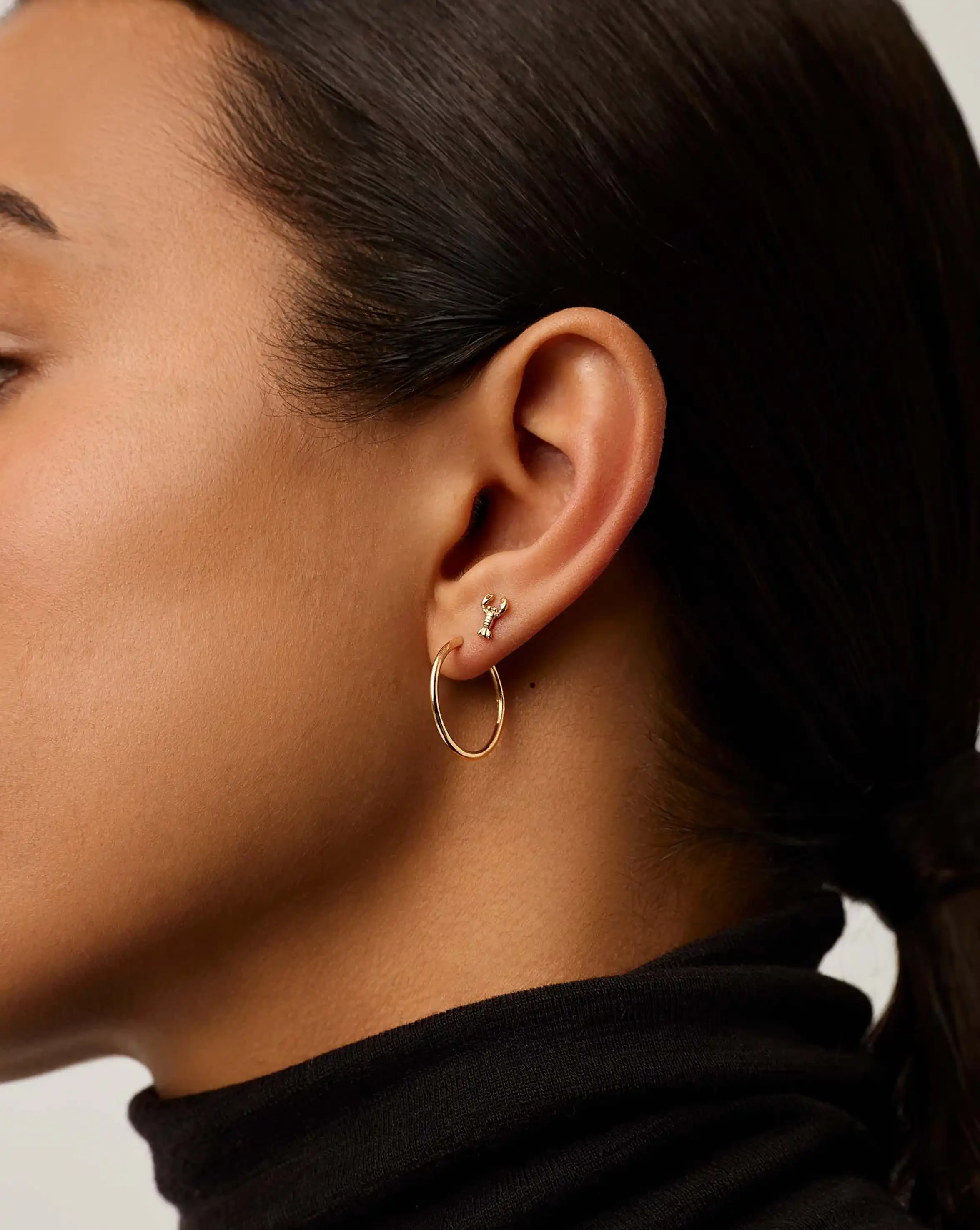 14K Solid Gold Fine Lobster Claw Stud Earrings for Women - Elegant & Hypoallergenic Jewelry for Everyday Wear, Parties & Gifts