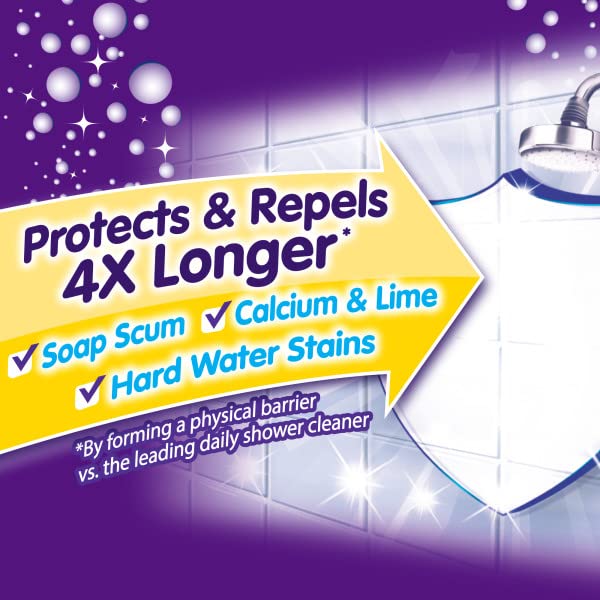 OxiClean Shower Guard Daily Shower Cleaner Spray - 30 fl oz (Pack of 2) - Removes Soap Scum, Hard Water Stains & Prevents Mold - Perfect for Bathroom, Tile, Glass & Shower Doors
