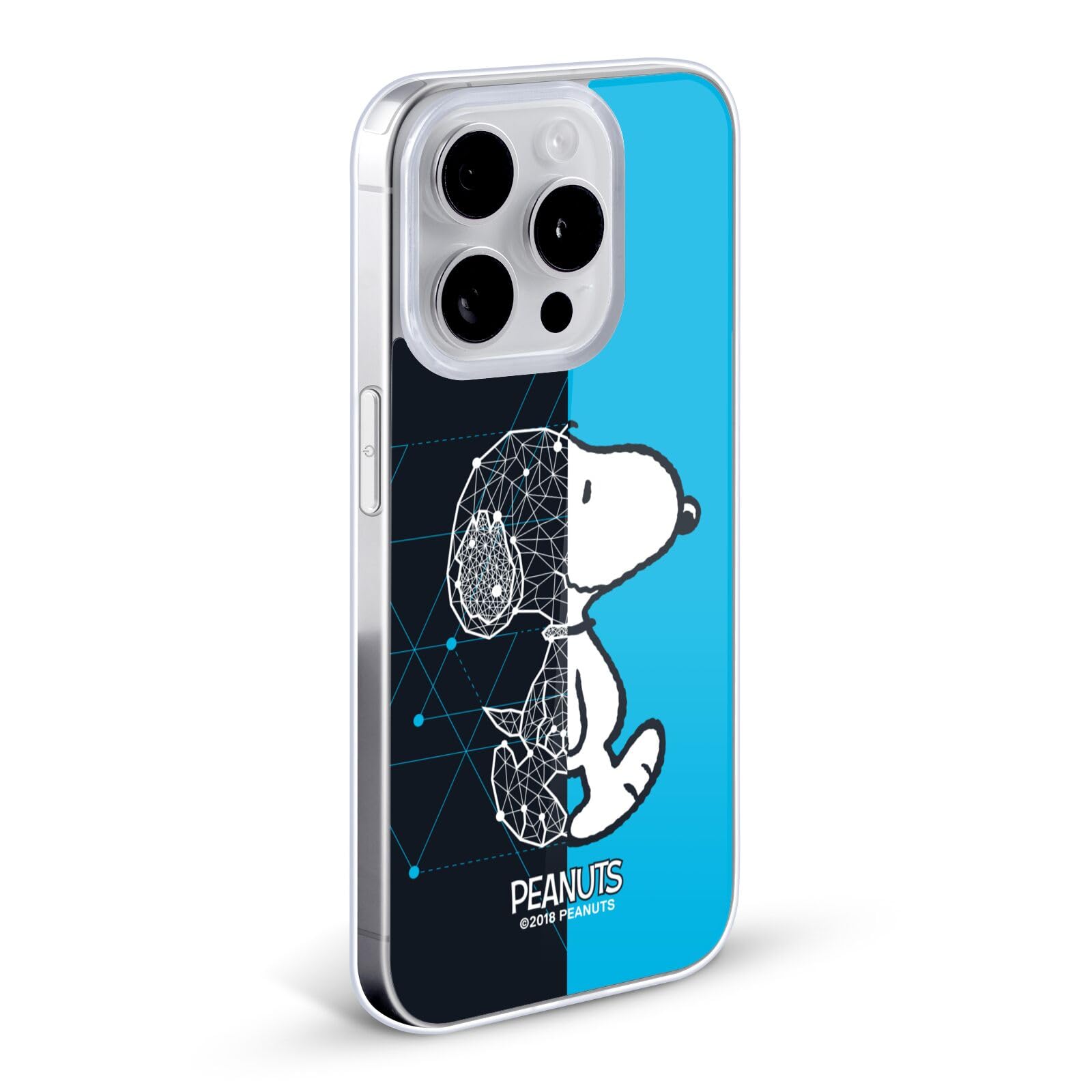 Head Case Designs Peanuts Snoopy Geometric iPhone 7/8/SE 2020/2022 Case - Soft Gel Protective Cover with Fun Laughs Design for Daily Use, Work & School