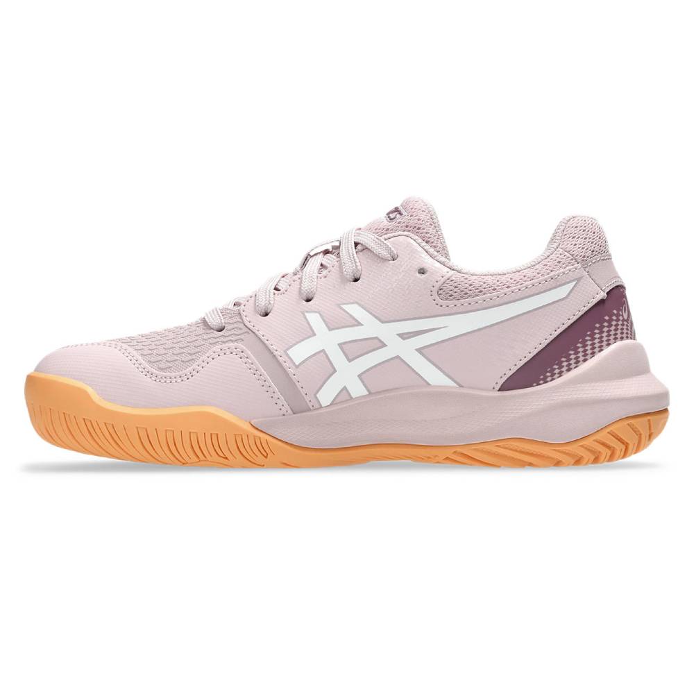 ASICS Gel Resolution 9 GS Junior Tennis Shoes for Girls - Watershed Rose/White - Lightweight & Supportive Court Shoes for Junior Players - Perfect for Tennis Training & Matches