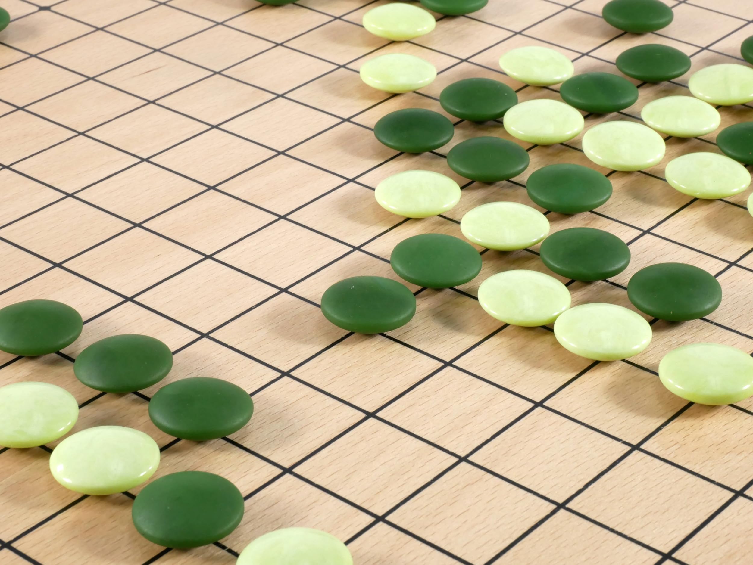Premium 8mm Green Glass Go Stones - Traditional Japanese Board Game Pieces for Strategy Games & Home Decor