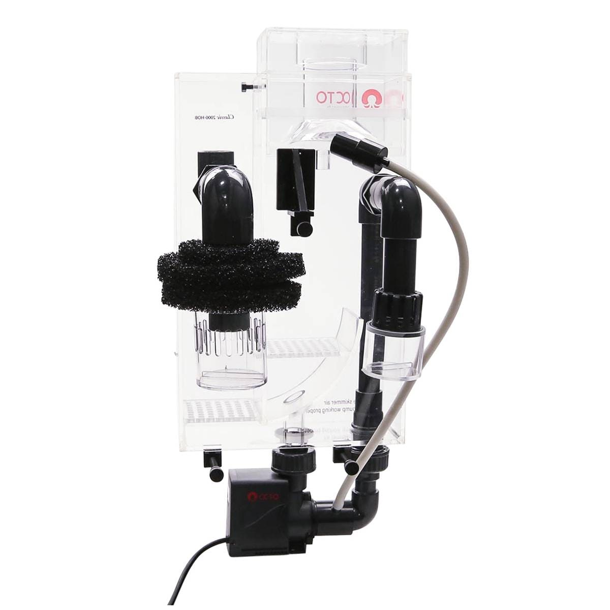 Reef Octopus Classic 2000 HOB Protein Skimmer for Saltwater Aquariums - Efficient Marine Tank Filtration for Reef & Fish Tanks