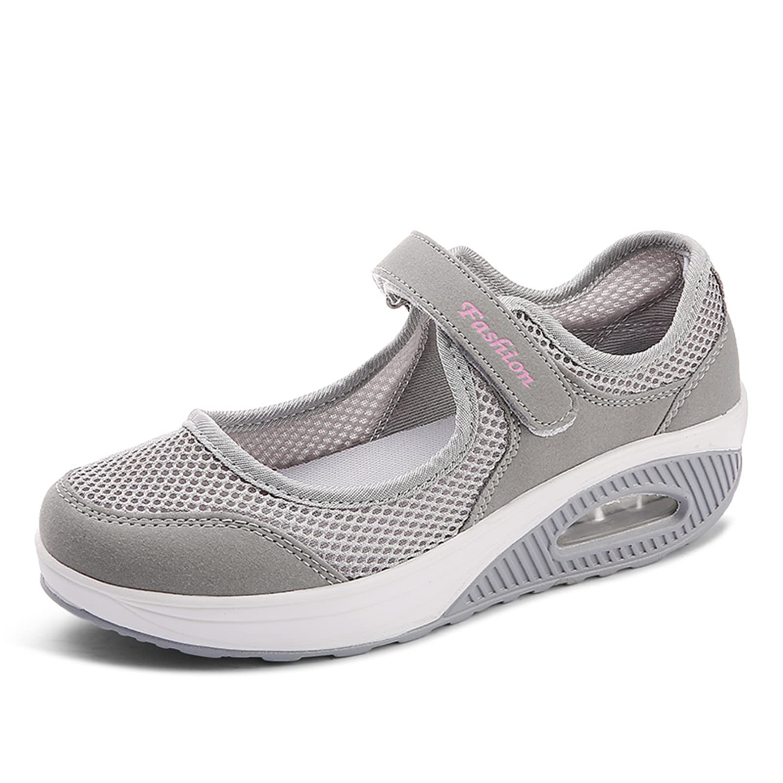Women's Mary Jane Shoes - Slip On Comfortable & Breathable Flats for Nurses, Walking & Work - Non-Slip Sneakers for Healthcare Professionals, Office & Casual Wear