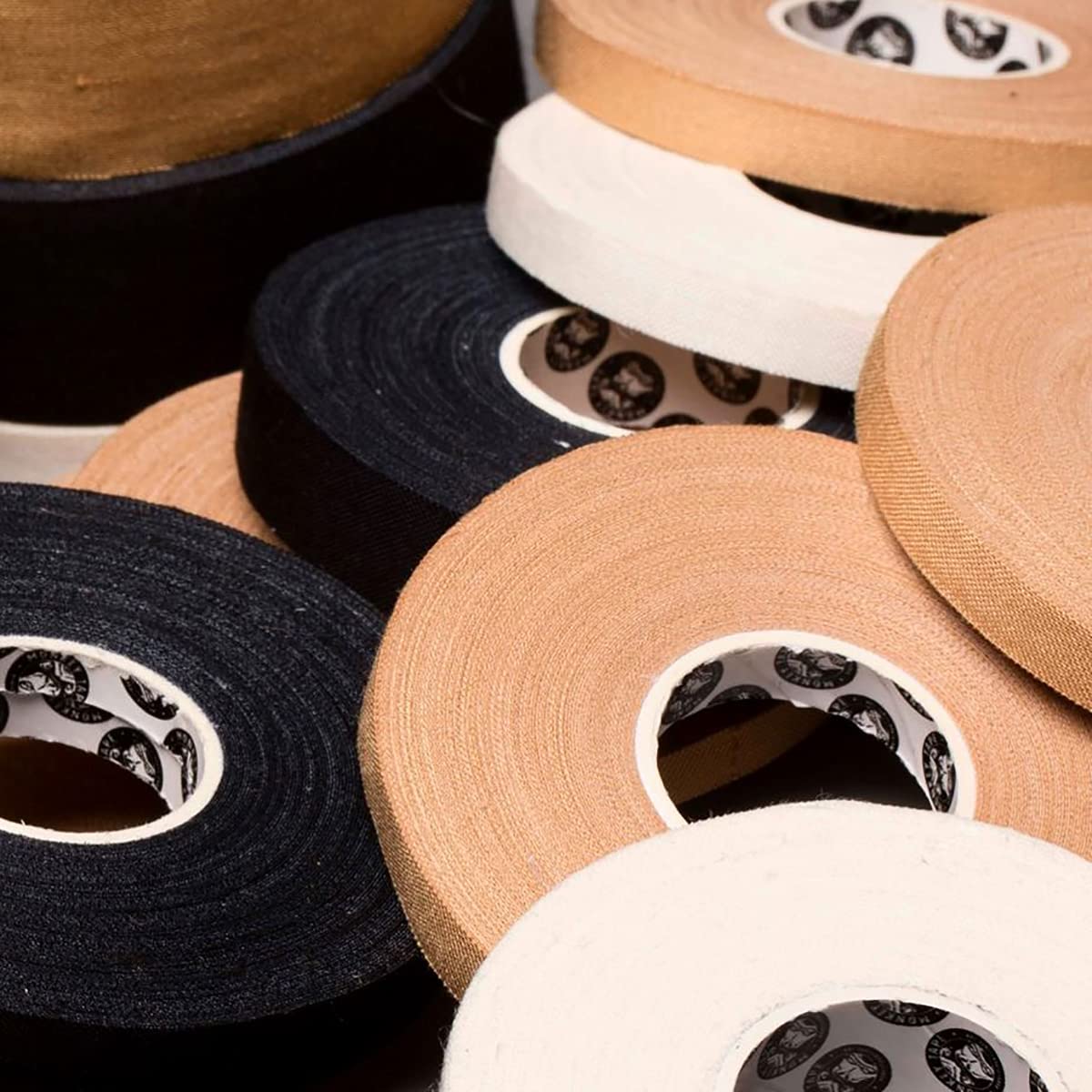 Premium Jiu Jitsu Finger Tape 4-Pack (0.4” x 15yds, Tan) - Athletic Sports Tape for BJJ, Grappling, MMA & Judo - Perfect for Martial Arts Training, Injury Prevention & Finger Protection