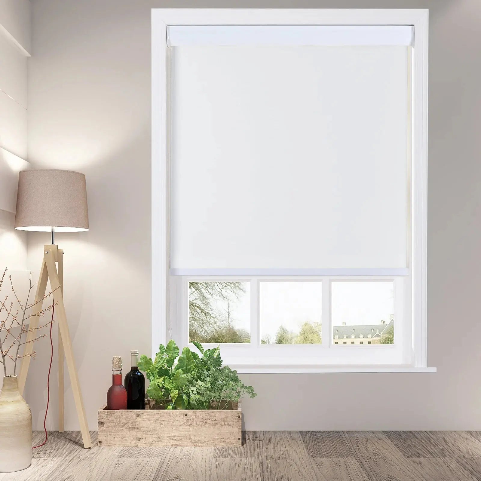 Blackout Roller Blinds with Cassette Header - Light Blocking Window Shades for Privacy & Sleep - Perfect for Bedrooms, Nurseries & Home Theaters