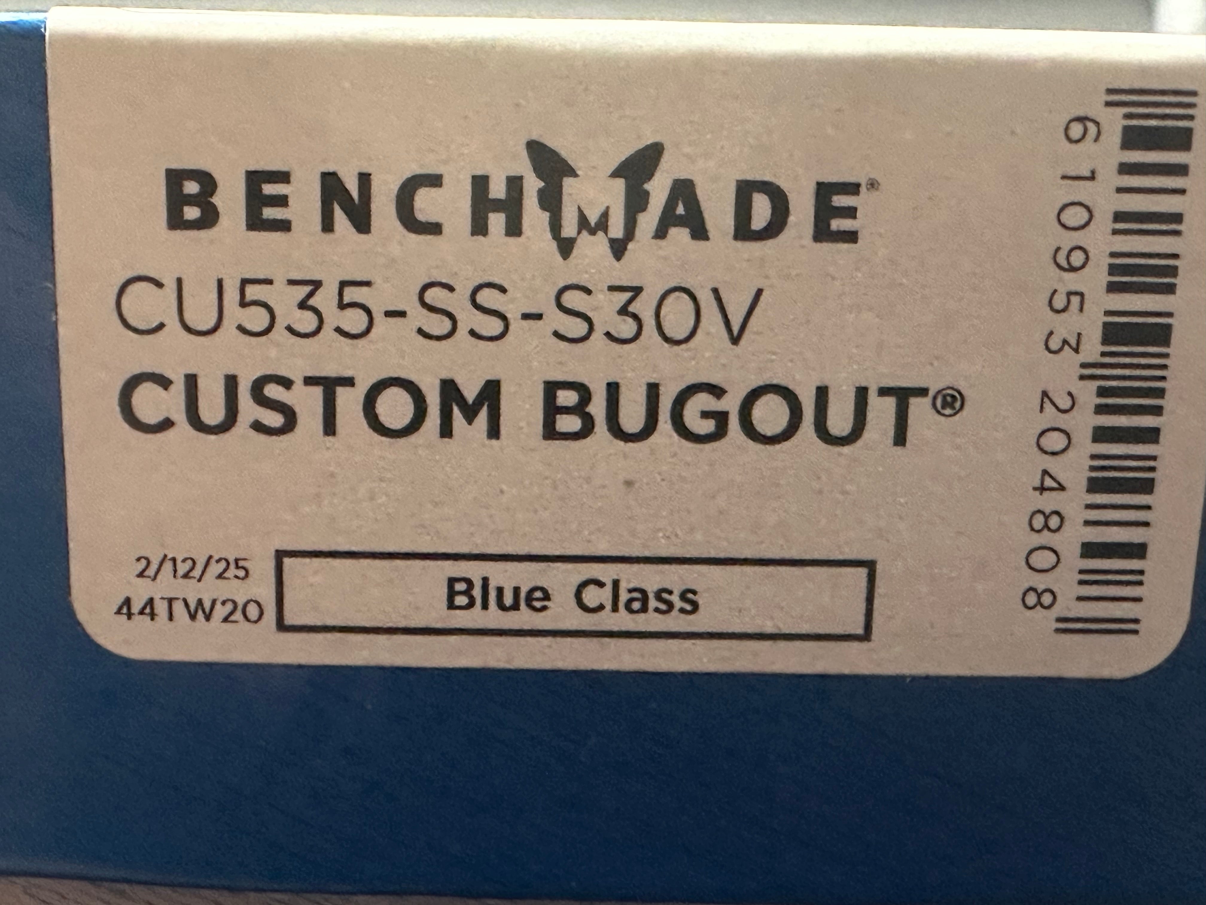 Benchmade Custom Bugout Knife - Lightweight EDC Folding Pocket Knife for Outdoor, Camping & Everyday Carry (EDC)