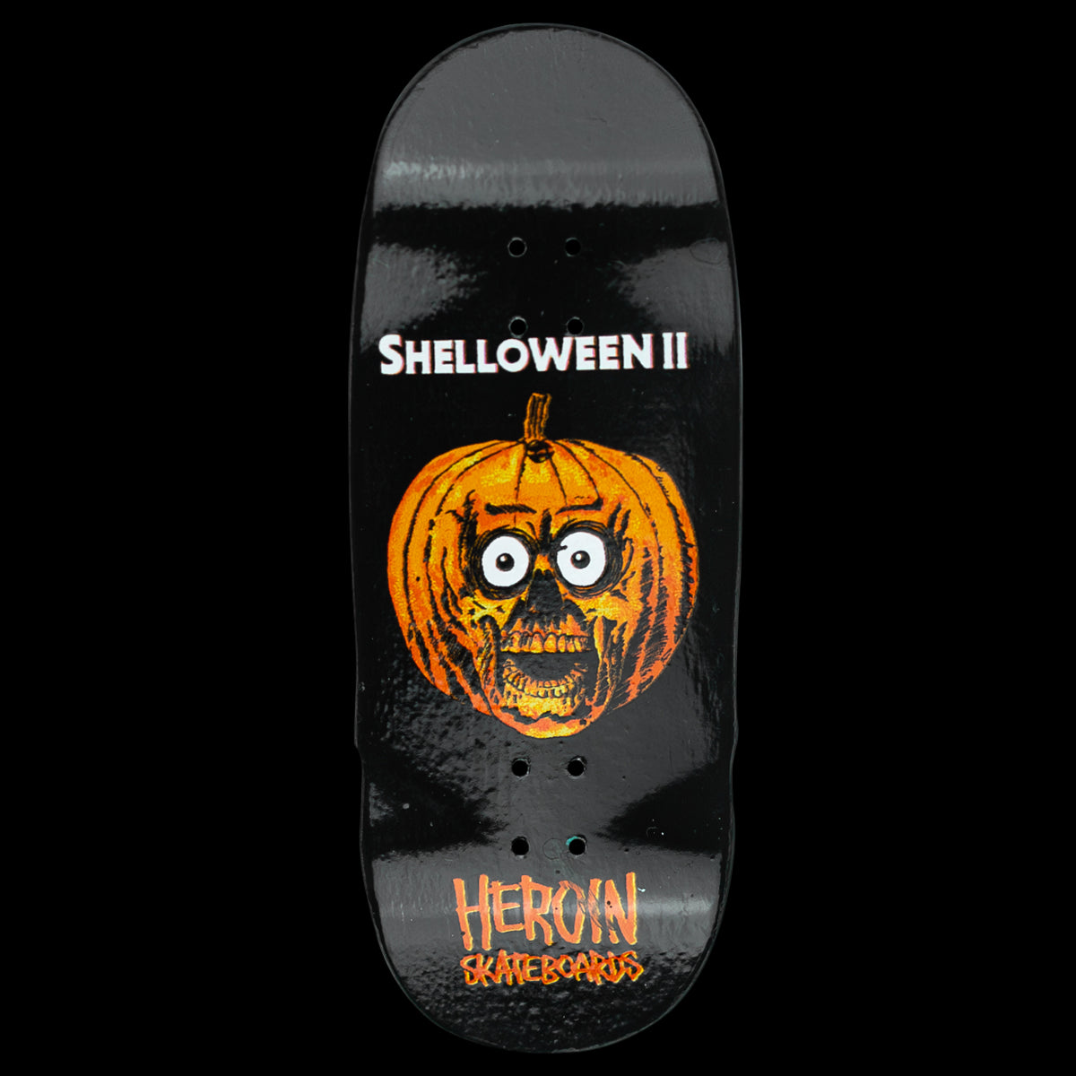 Maple Labs Fingerboard Deck Shelloween II - Professional Skateboard Fingerboard for Tricks & Stunts - Perfect for Skaters, Collectors & Office Stress Relief