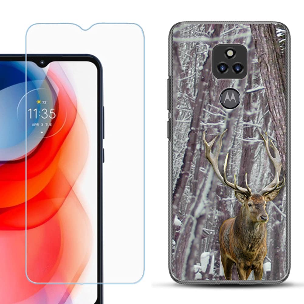 Slim TPU Case for Motorola Moto G Play 2021 - Durable Protection with Screen Protector | Outdoor & Daily Use