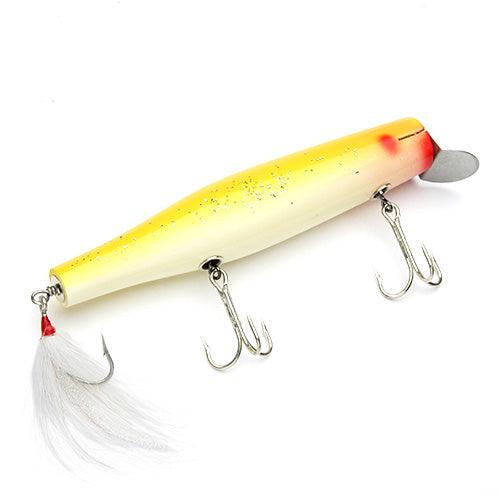 Gibbs Danny Surface Swimmer Fishing Lures - Topwater Saltwater & Freshwater Bass Fishing Lures for Trout, Stripers, and Game Fish - Perfect for Casting, Trolling, and Shore Fishing