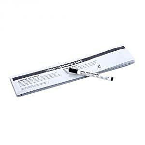 AlphaCard Pro 750 YMCKO Ribbon & DuraClean DC 3633-0053 Cleaning Kit - Compatible with AlphaCard Pro 750 ID Card Printer - Perfect for Office ID Badge Printing & Maintenance