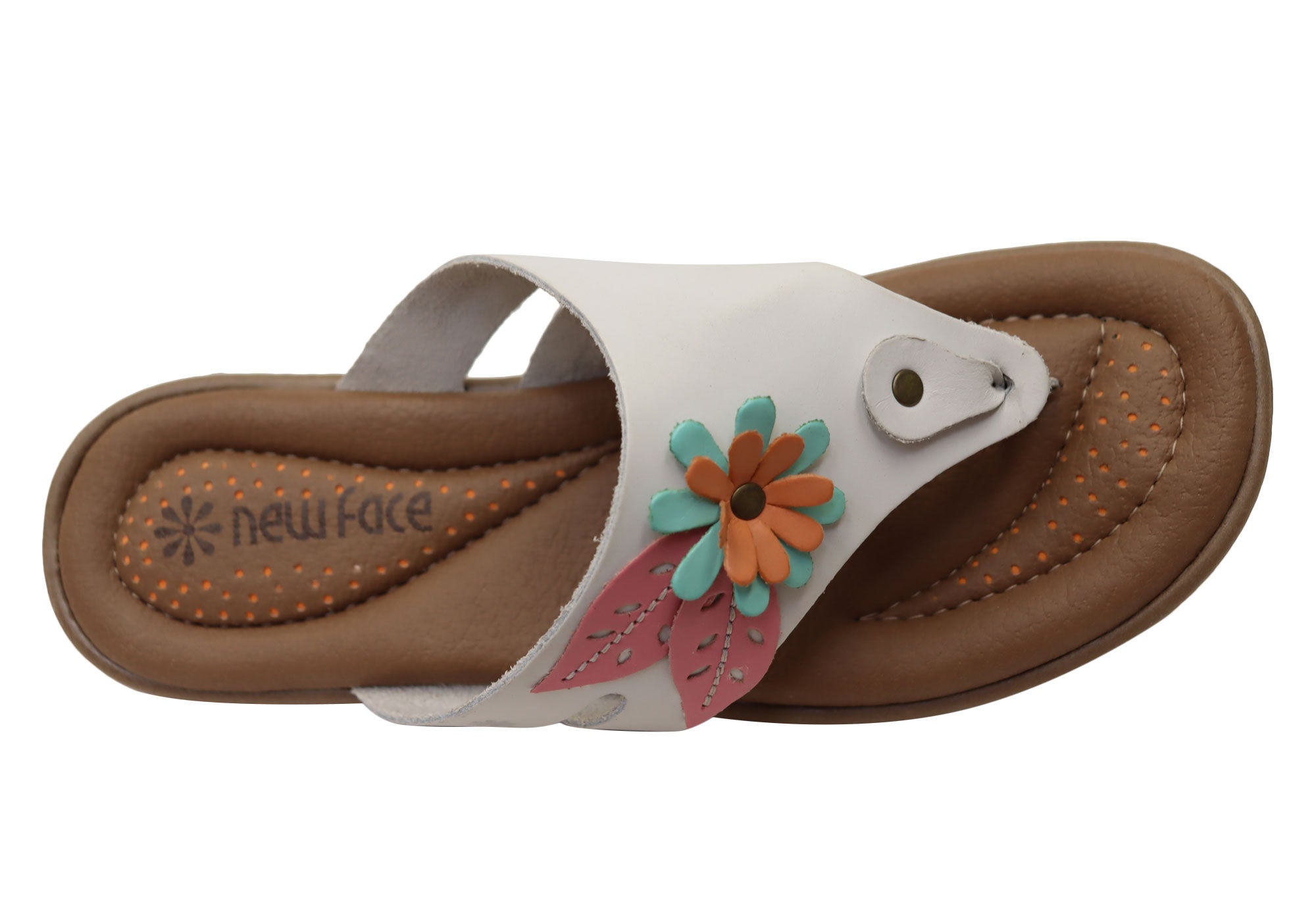 Taylor Women's Comfort Leather Thongs Sandals - Brazilian-Made Flip Flops for Beach, Pool & Summer Outfits