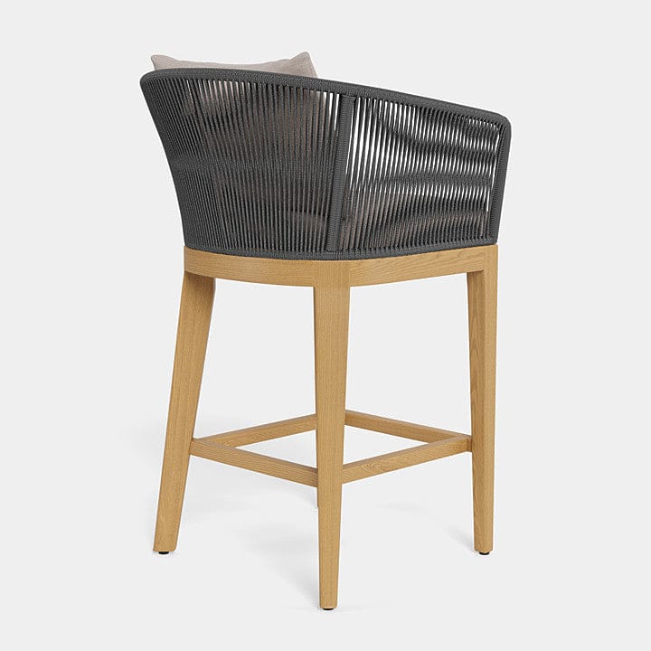 Avalon Outdoor Bar Stool - Weather-Resistant Patio Stool for Backyard, Deck, or Poolside - Perfect for Outdoor Dining & Entertaining