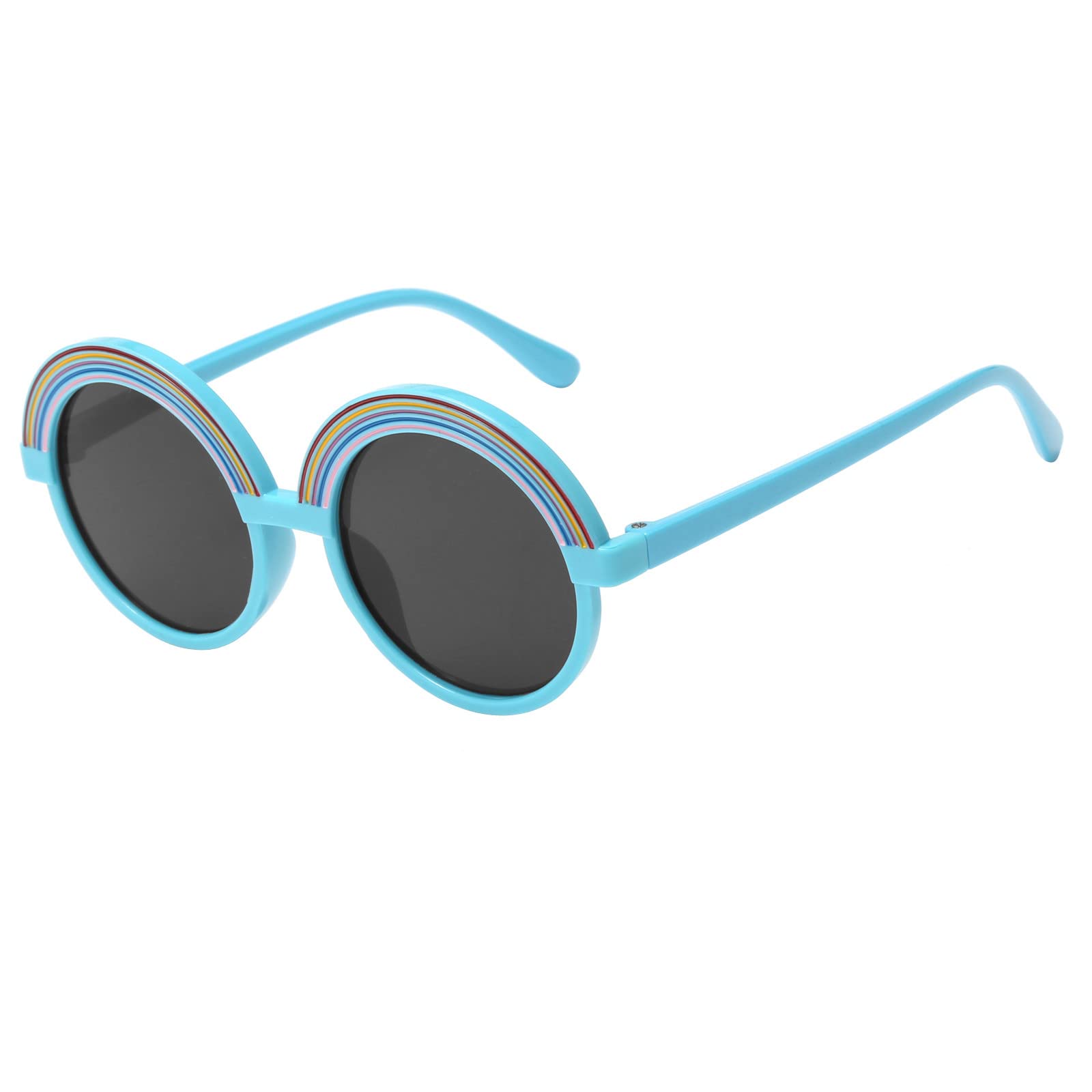Stylish Round Sunglasses for Kids - Boys & Girls UV Protection Sunglasses for Outdoor Photography, Parties & Decoration | Perfect for Beach, Park & Summer Activities