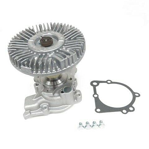 High-Performance Engine Water Pump with Fan Clutch for 2000-2006 Jeep Wrangler TJ - Replacement Part for Cooling System & Off-Road Adventures
