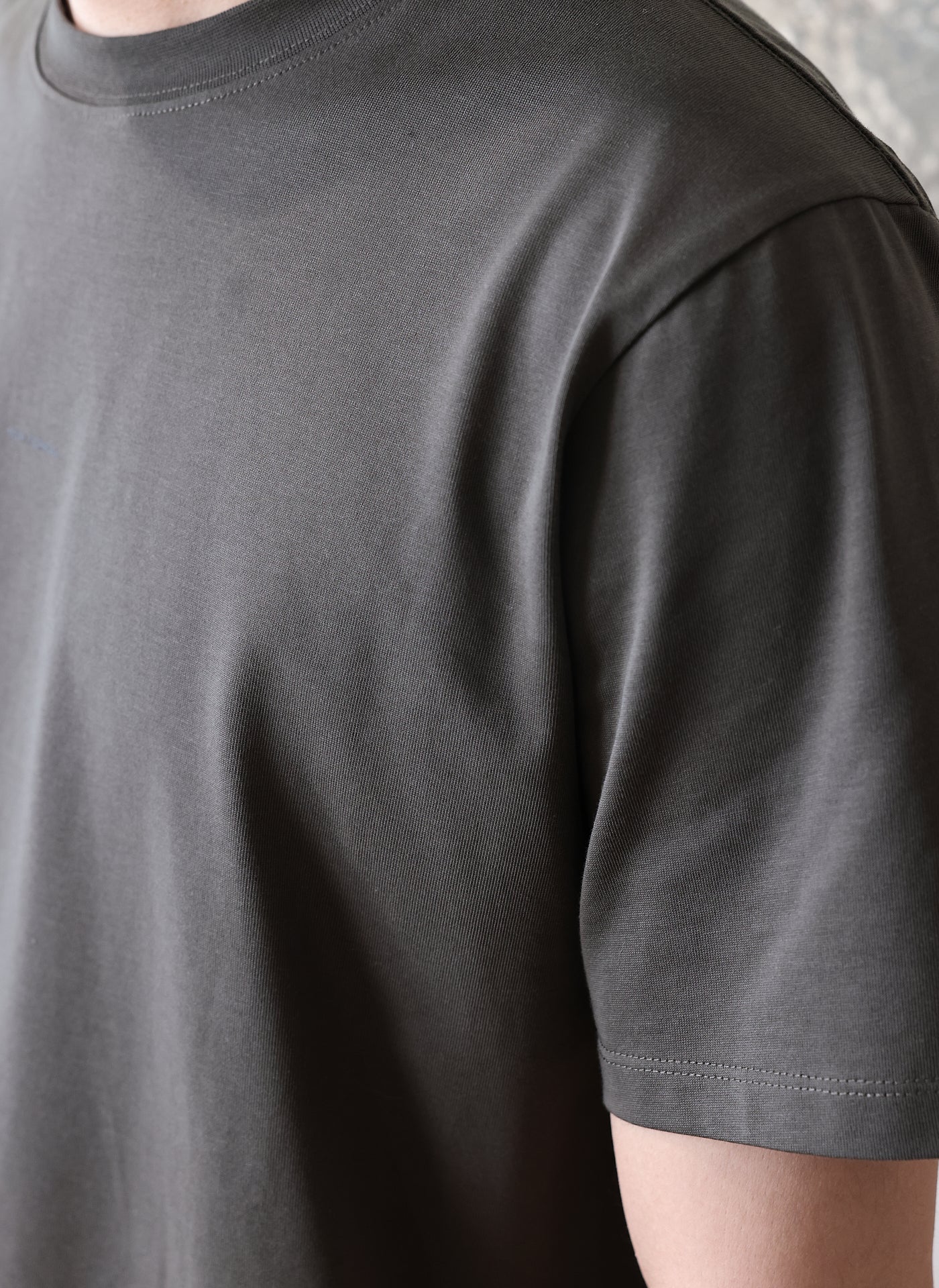 Premium Mercerized Cotton T-Shirt (T01) - Soft Breathable Men's Casual Tee for Everyday Wear & Layering