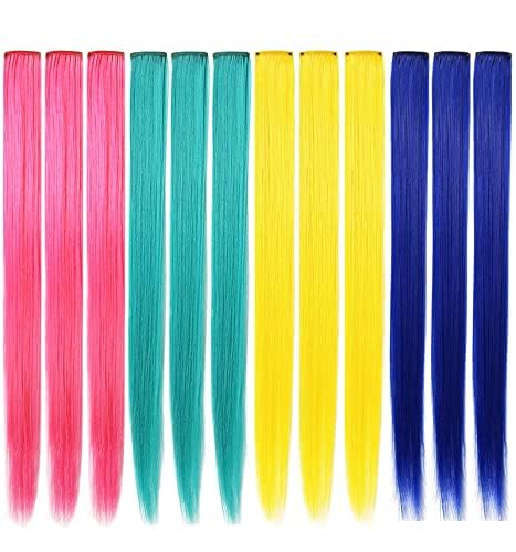 blue yellow teal pink