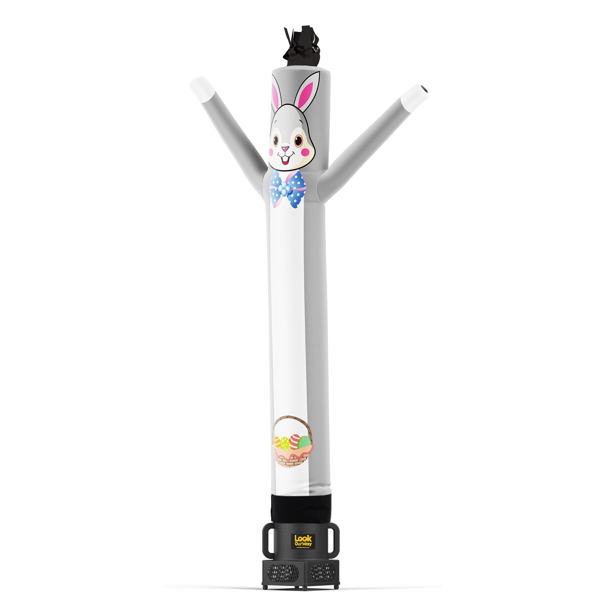 7ft Tall Air Dancers Wacky Waving Inflatable Tube Man with Weather-Resistant Blower - Eye-Catching Business Advertising & Event Decoration for Car Dealerships, Grand Openings, Easter Celebrations & Outdoor Promotions