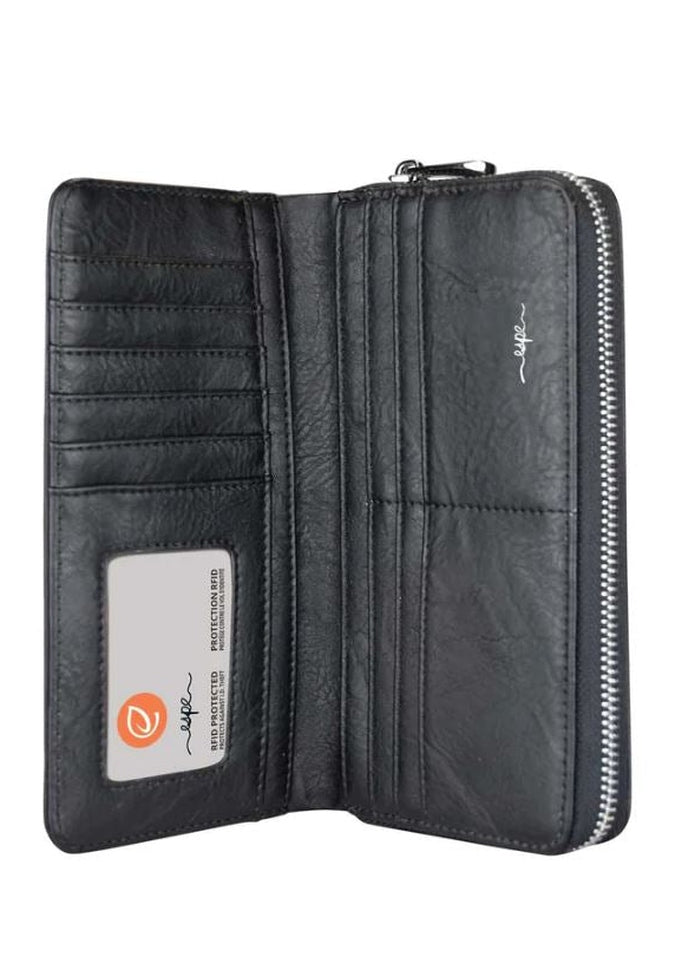 Espe Joy Clutch Wallet - Stylish RFID Blocking Crossbody Wallet for Women | Perfect for Travel, Shopping & Night Out