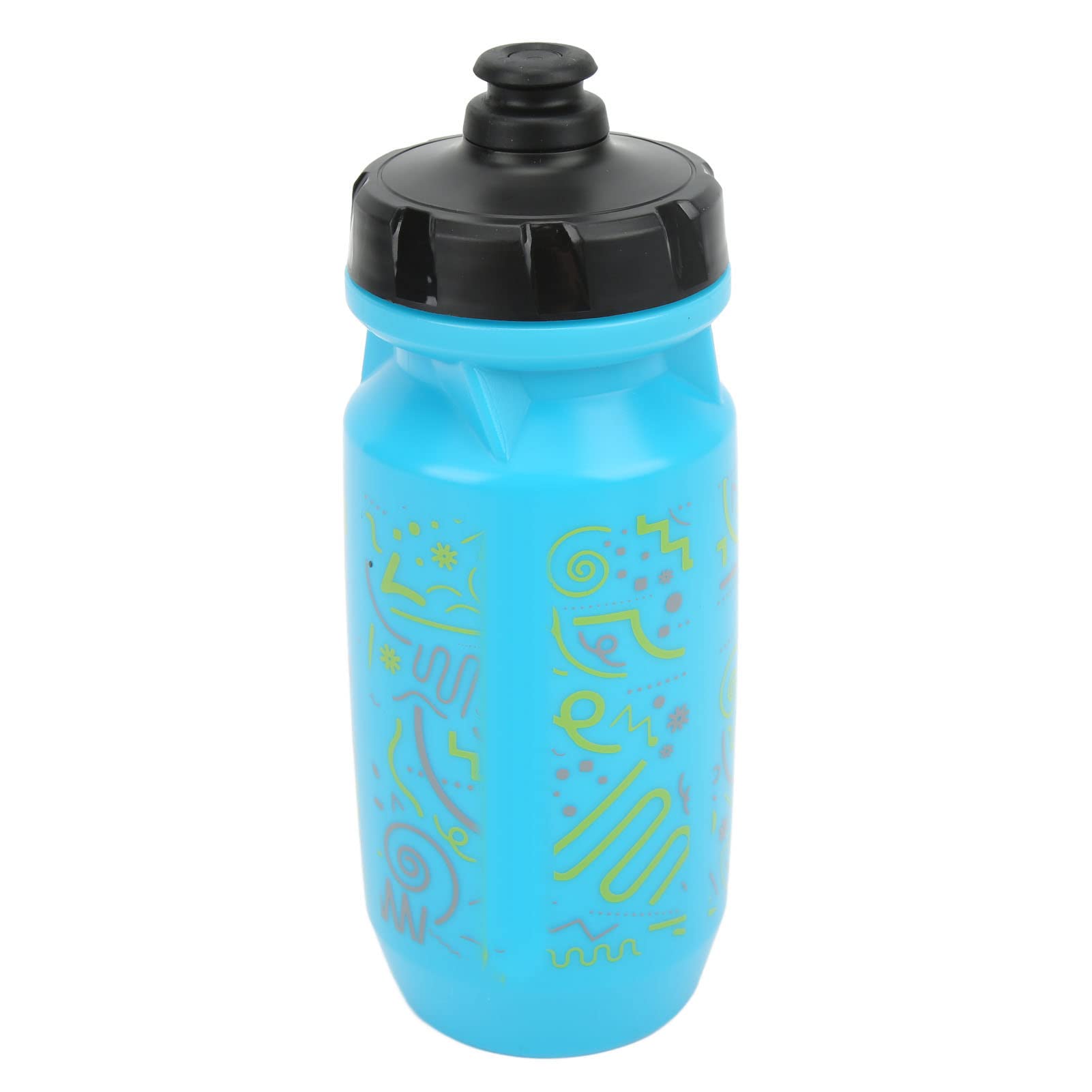 Riding Water Bottle - Squeezable Leakproof Bike Sports Water Bottle with Bite Spout, Ideal for Cycling, Camping, Hiking & Outdoor Adventures (Blue)