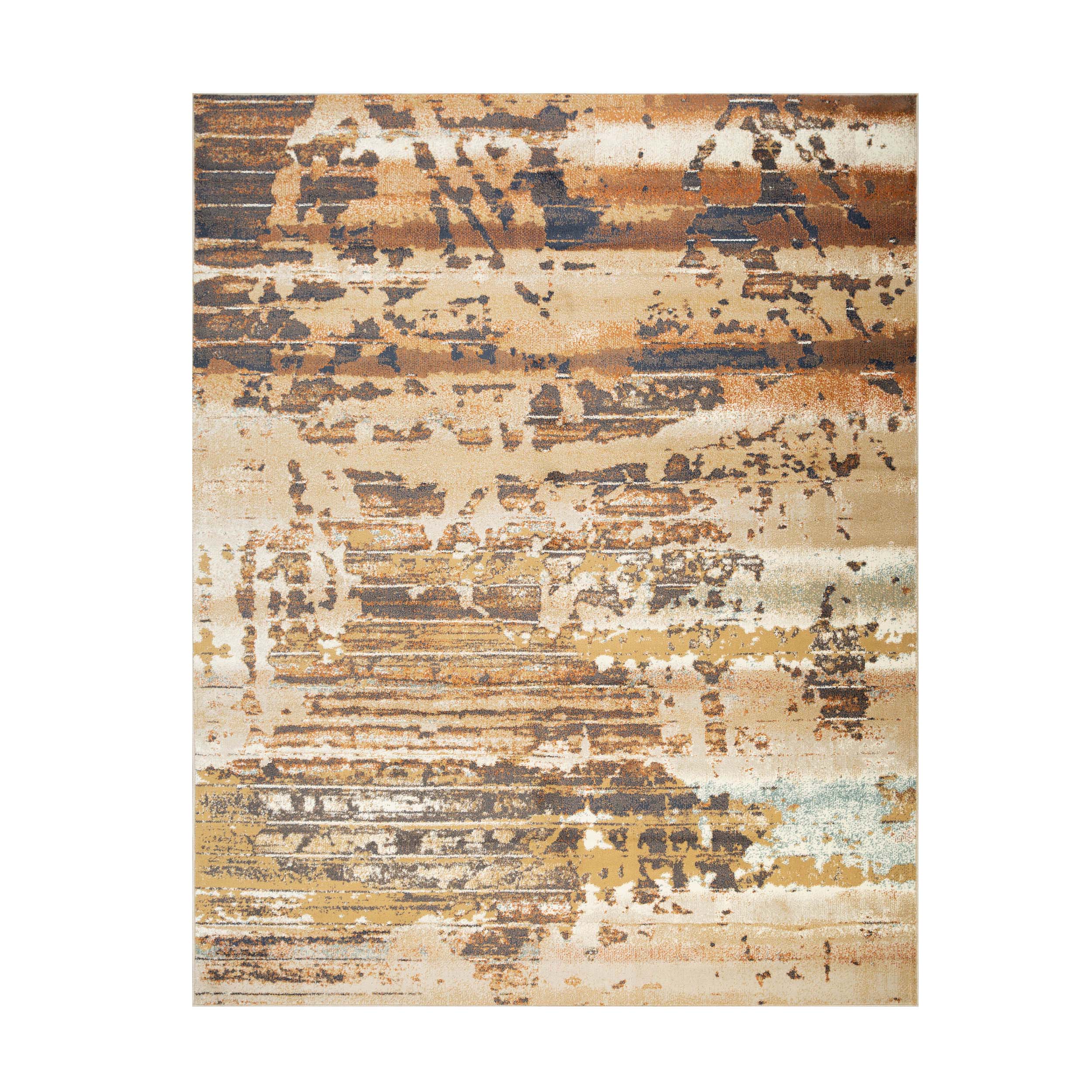 Damara Splatter Abstract Indoor Area Rug or Runner - Non-Slip Modern Boho Decor for Living Room, Bedroom, Entryway