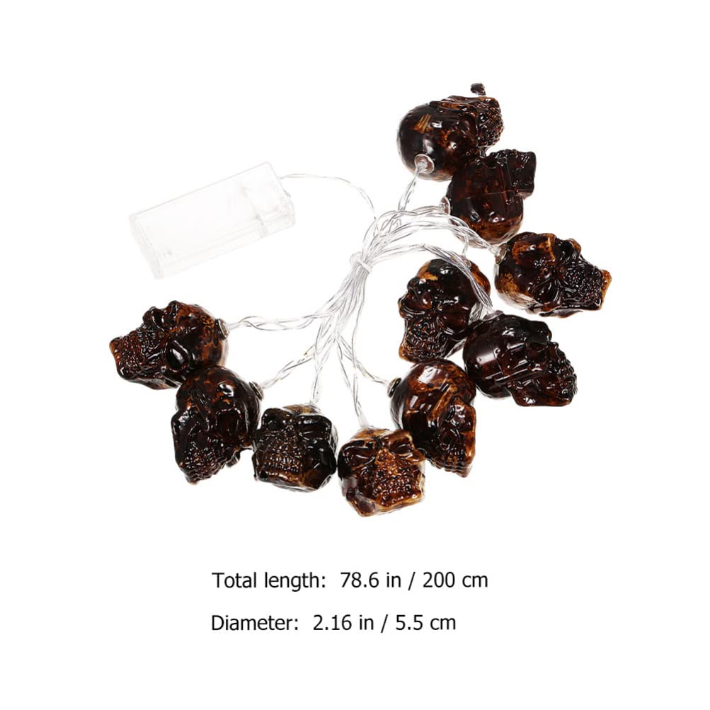 Cabilock Halloween String Lights - 10 LED Bat Lights with Timer, Battery Operated for Indoor & Outdoor Halloween Party Decorations - Perfect for Home, Yard, and Halloween Party Decor