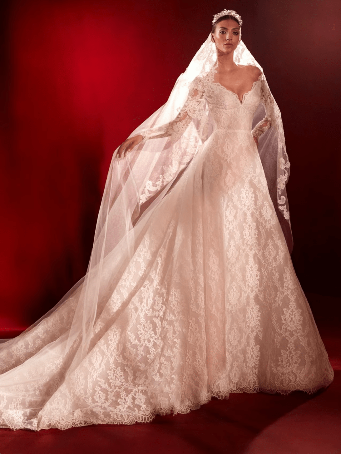 Atelier Pronovias Angelou Wedding Dress - Size 12 | Elegant Bridal Gown for Church Ceremony & Luxury Reception