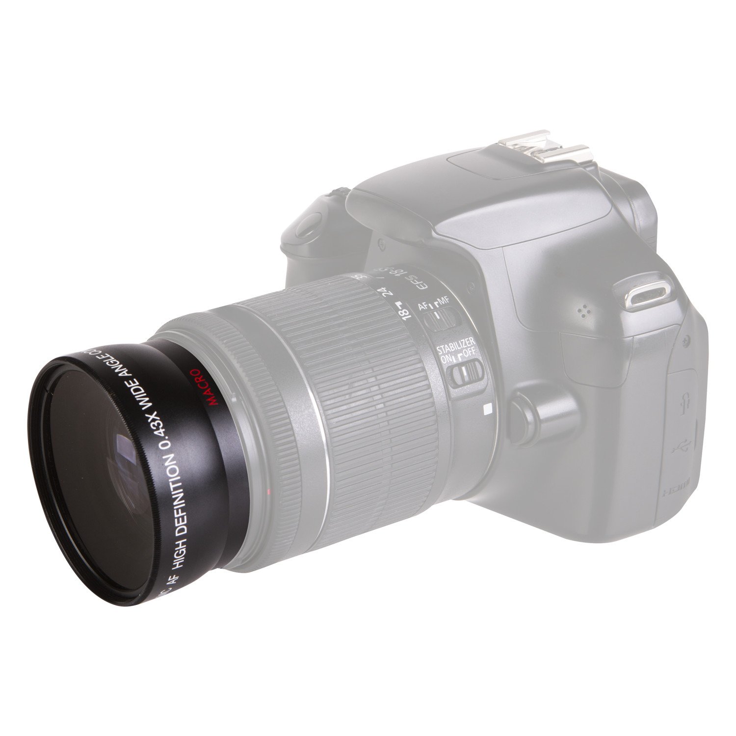 Vivitar 0.43x Wide Angle Lens for DSLR & Mirrorless Cameras - 52MM Thread - High Clarity Photography Accessory - Perfect for Landscape, Travel & Vlogging