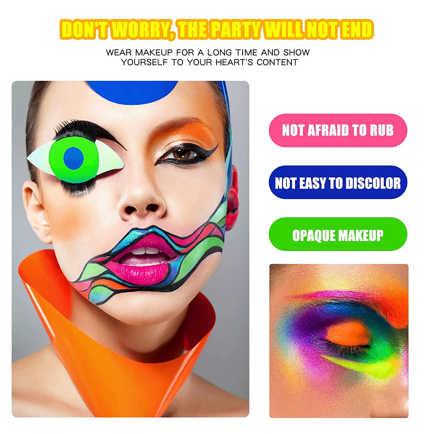 12 Color Pigment Nail Powder Set - Vibrant Fluorescent Nail Art & Eye Makeup Pigments for Professional Salon & DIY Manicure