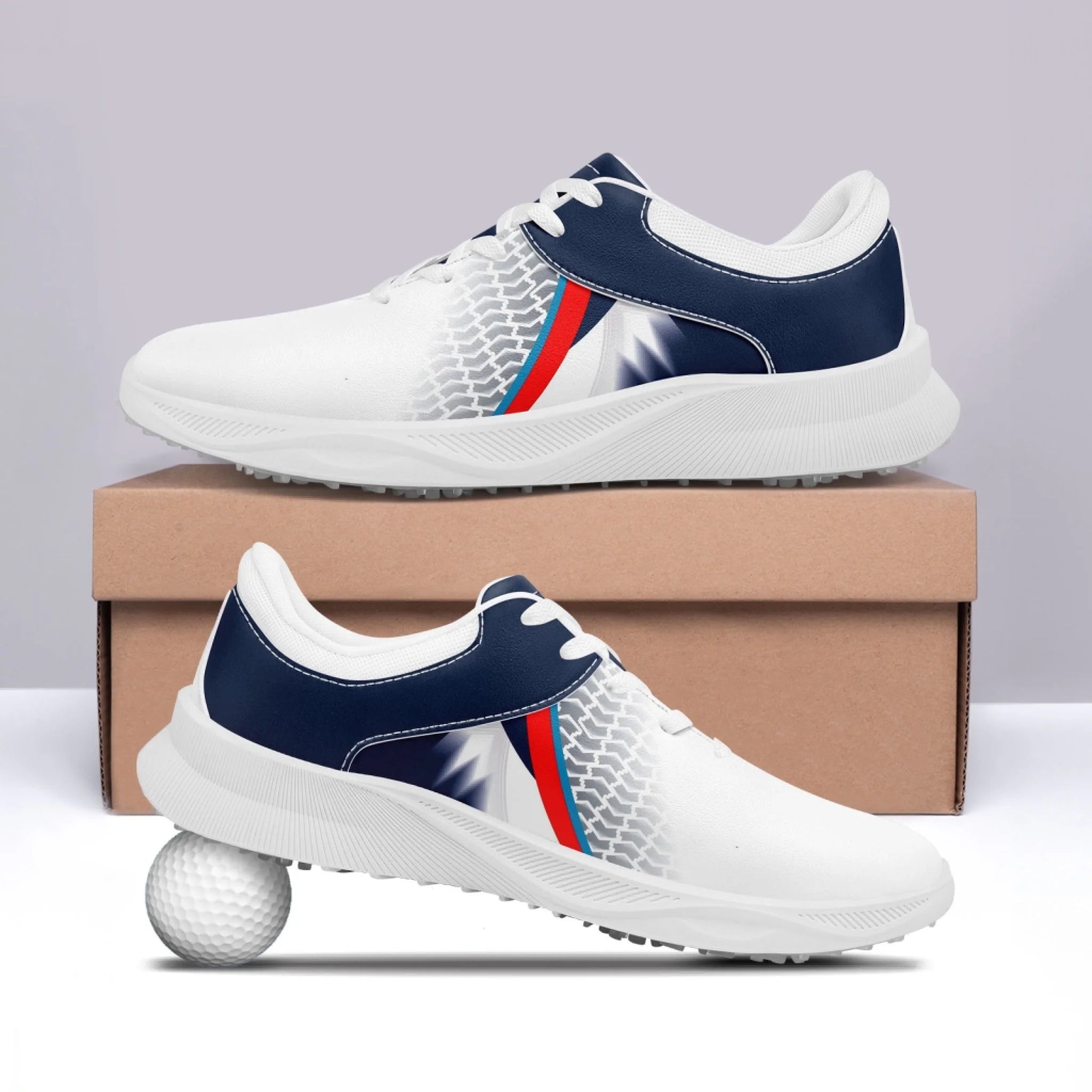 Custom Golf Performance Sneakers for Men & Women - Personalized Durable Athletic Shoes for POD Resellers - Lightweight Comfort Walking & Running Shoes for Golf, Gym, and Casual Wear (FN062 25020099 3)