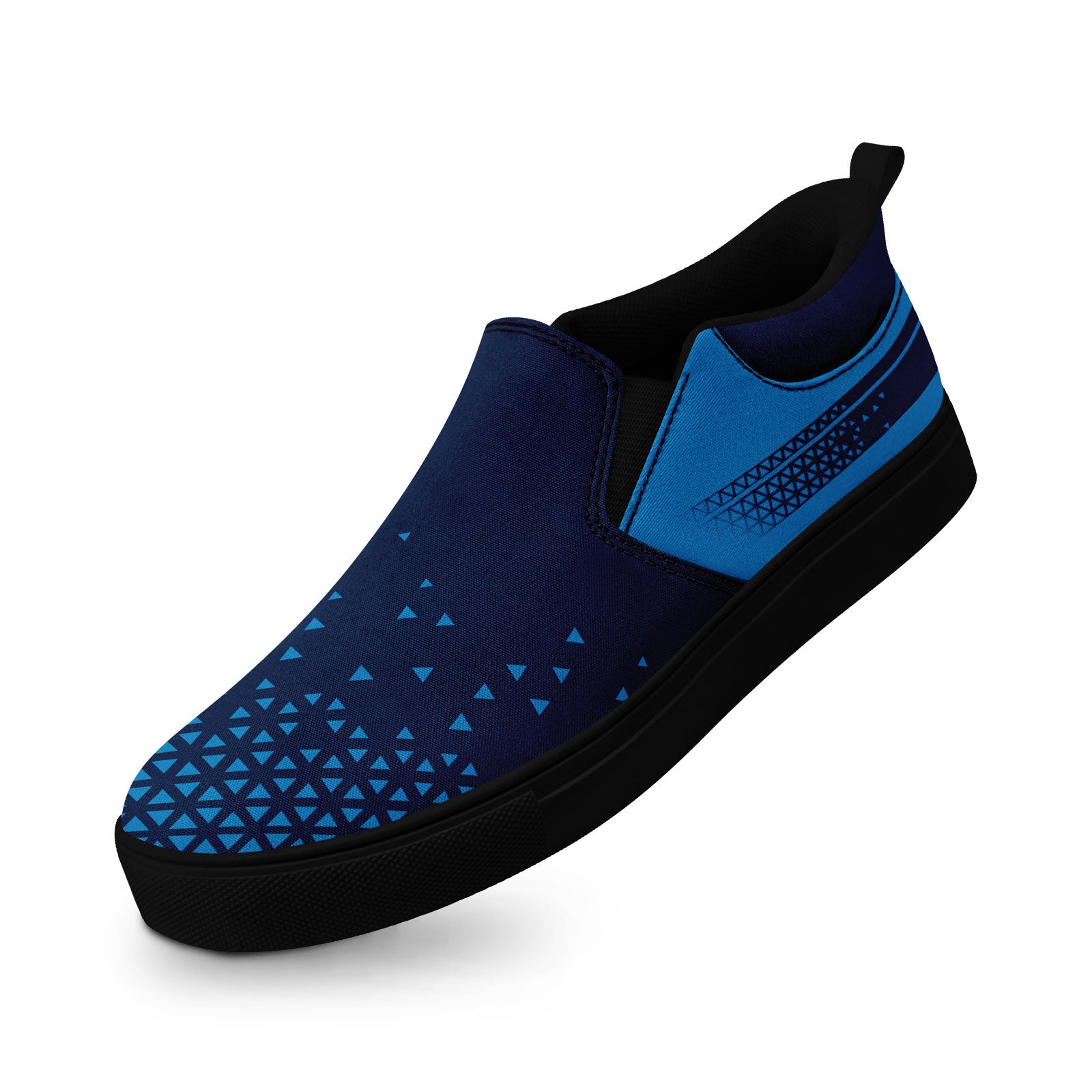 Custom Personalized Slip-On Canvas Sneakers for Men & Women - Handmade Breathable Comfortable Shoes for Casual Wear, Walking & Travel - FN071 E023042