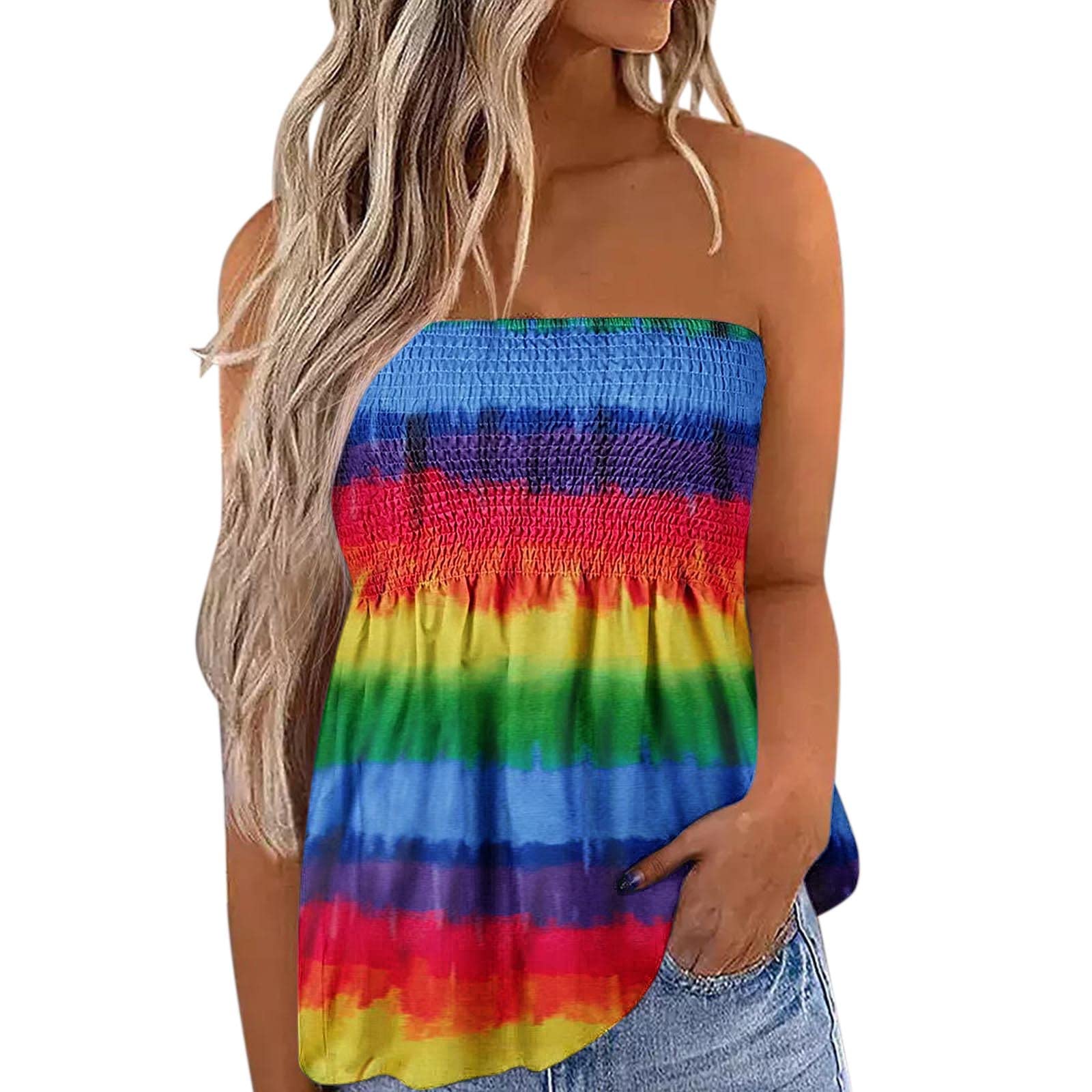Women's Sleeveless Summer Tops - Halter Spaghetti Strap Lace Flowy Tank Cami Shirts for Casual Wear, Beach & Party Outfits