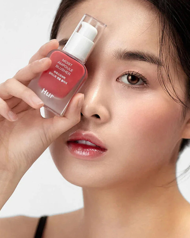 House of HUR Moist Ampoule Blusher - Hydrating Cheek Tint for Dewy Makeup Look | Perfect for Daily Wear & Special Occasions