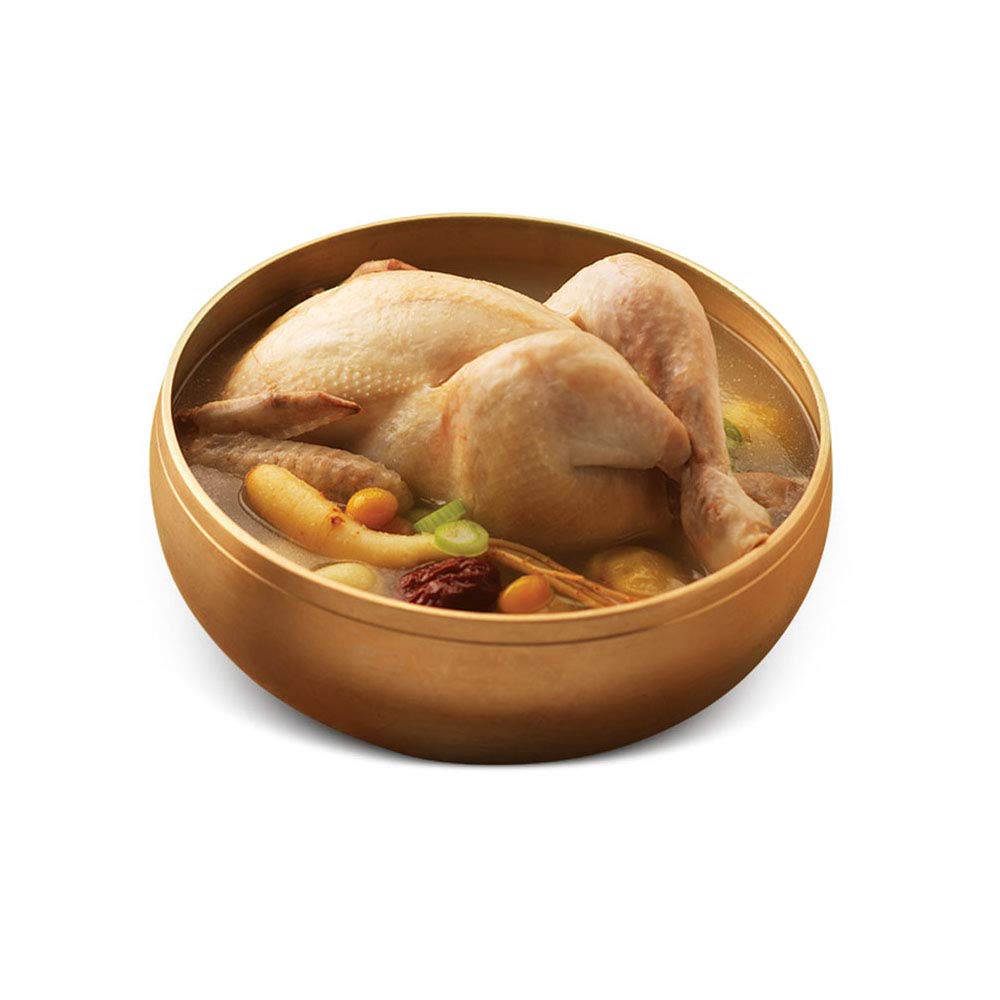 Bibigo Korean Ginseng Chicken Soup 800g - Authentic Samgyetang Traditional Herbal Soup - Healthy & Nutritious Korean Food - Perfect for Cold Weather, Immunity Boosting & Family Meals - Overseas Direct Shipping