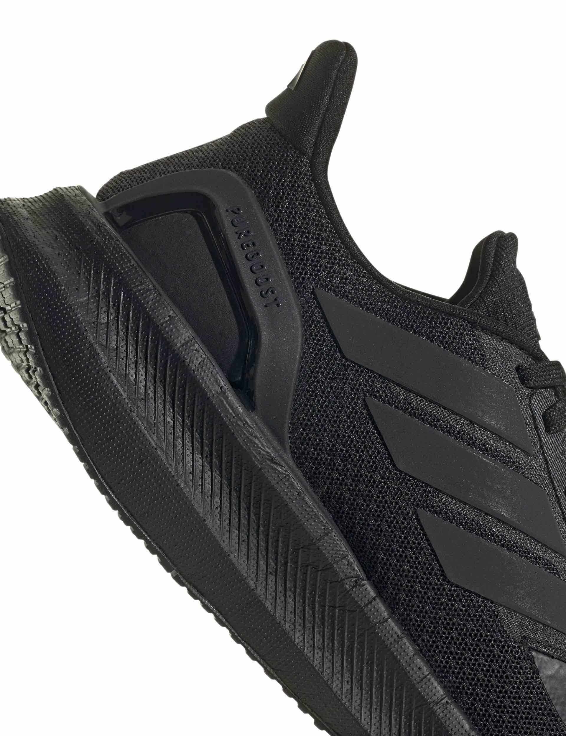 Pureboost 5 Running Shoes for Men & Women - Lightweight Comfortable Core Black Athletic Sneakers | Perfect for Jogging, Gym Workouts & Daily Walking