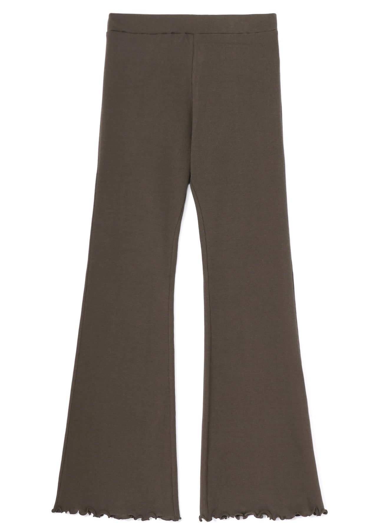 Soft Cotton Rayon Rib Flare Pants for Women - High Waist Stretchy Comfortable Lounge & Casual Pants - Perfect for Yoga, Travel & Everyday Wear