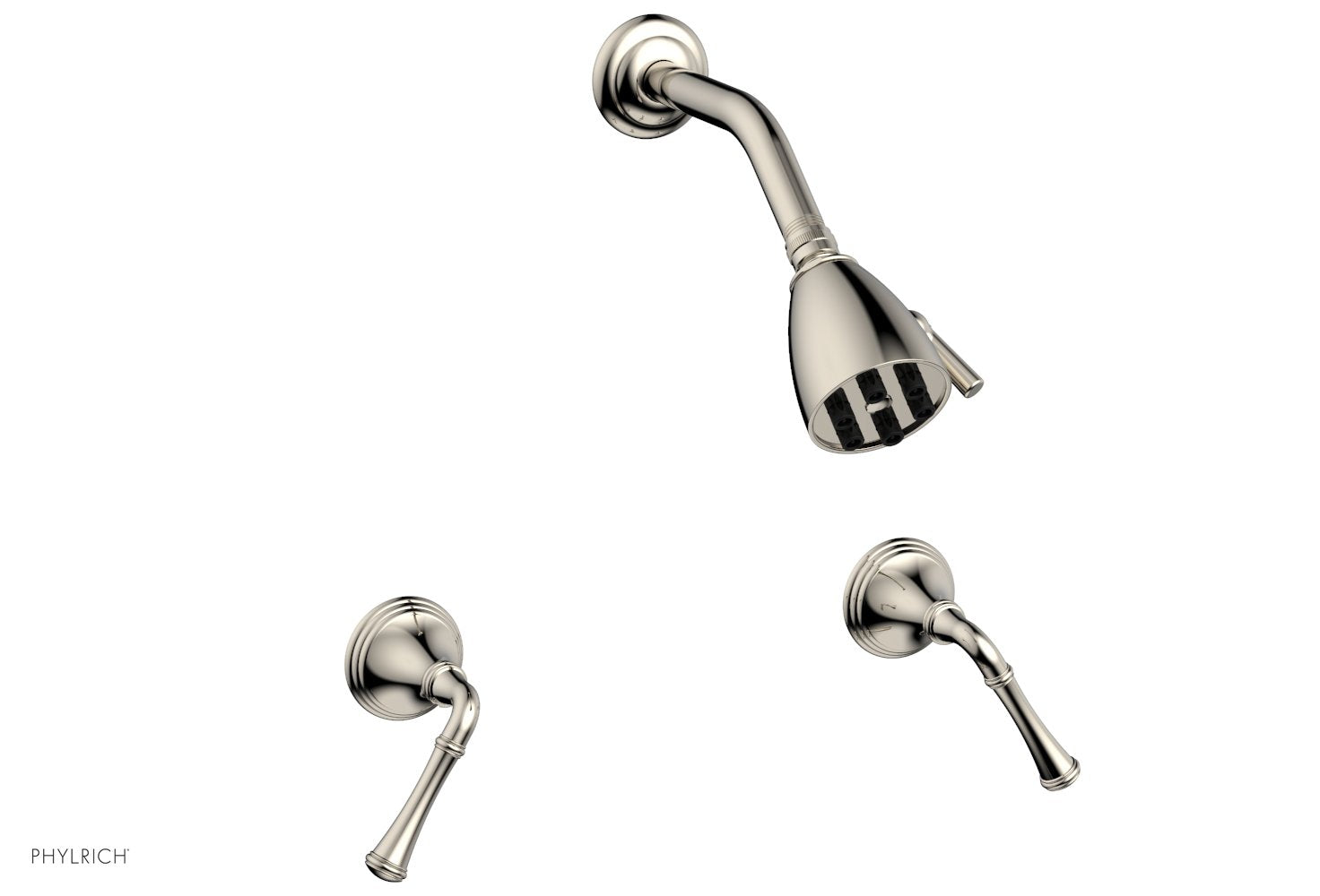3RING Two Handle Shower Faucet Set D3205 - Chrome Finish Bathroom Shower System for Modern Homes, Perfect for Master Bath or Guest Bathroom Renovation