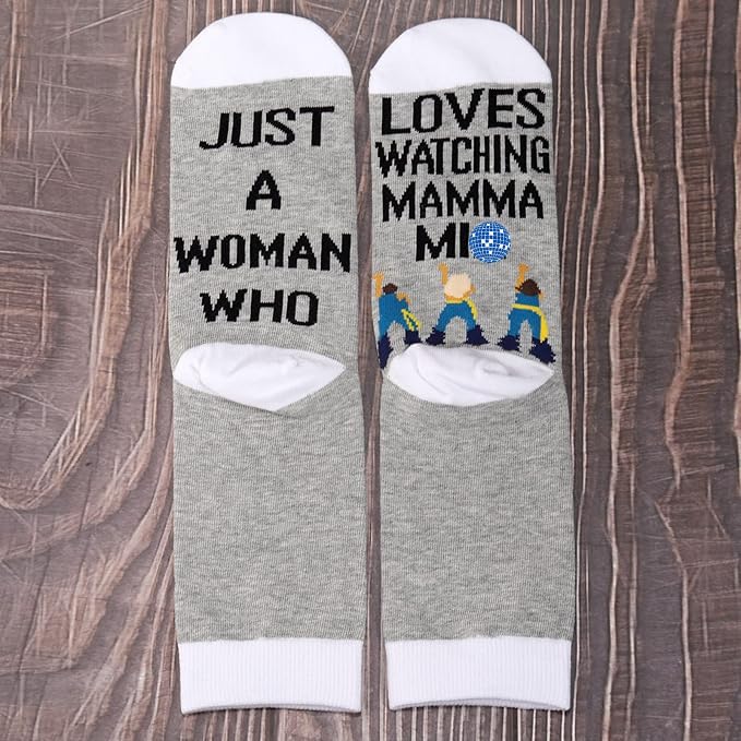 LEVLO Women's Funny Novelty Socks - Perfect Gift for Sophie Fans & Tanya Lovers - Comfortable Comedy Socks for TV Watching, Relaxing at Home & Gag Gifts