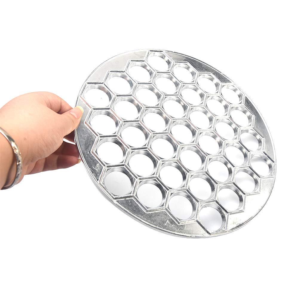37-Hole Ravioli Maker & Dumpling Mould - Aluminum Alloy Pasta Cutter for Homemade Dumplings, Ravioli & Pastry | Perfect for Italian Cooking, Asian Cuisine & DIY Kitchen Creations