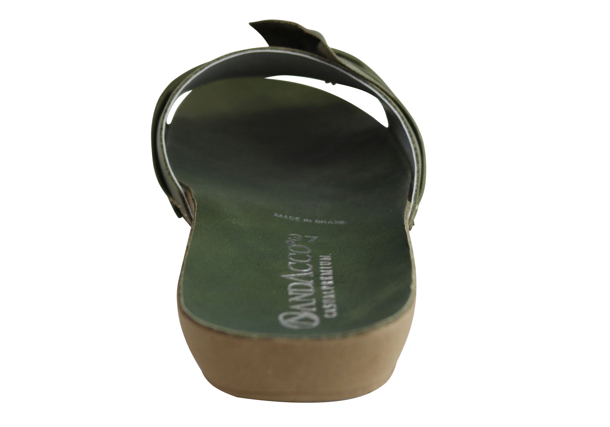Andacco Women's Comfortable Leather Slide Sandals - Handmade in Brazil - Perfect for Beach, Pool, and Summer Casual Wear