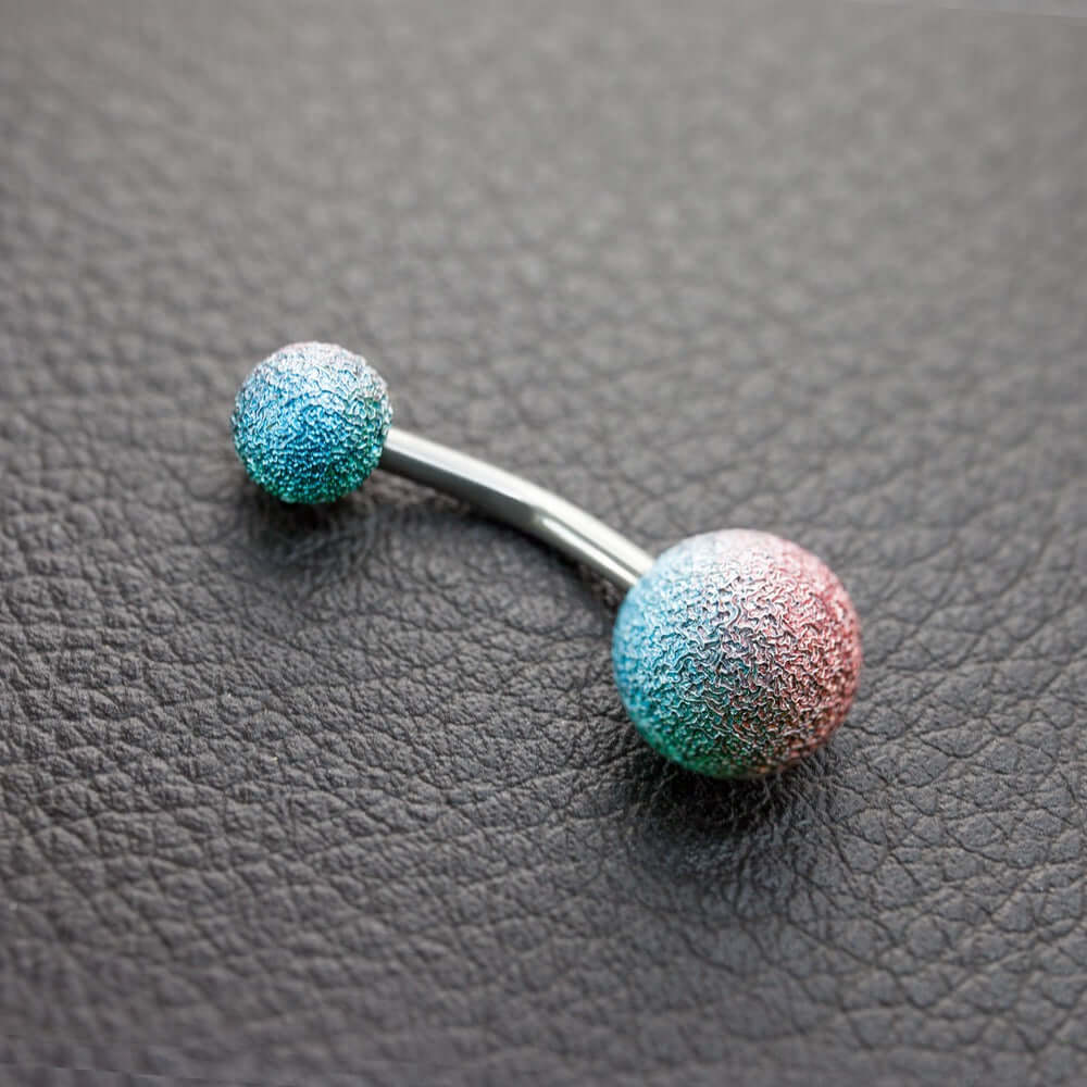 Vibrant Acrylic Frosted Belly Button Rings | WH2266 - Trendy Body Jewelry for Piercings, Perfect for Summer Beach & Festival Outfits