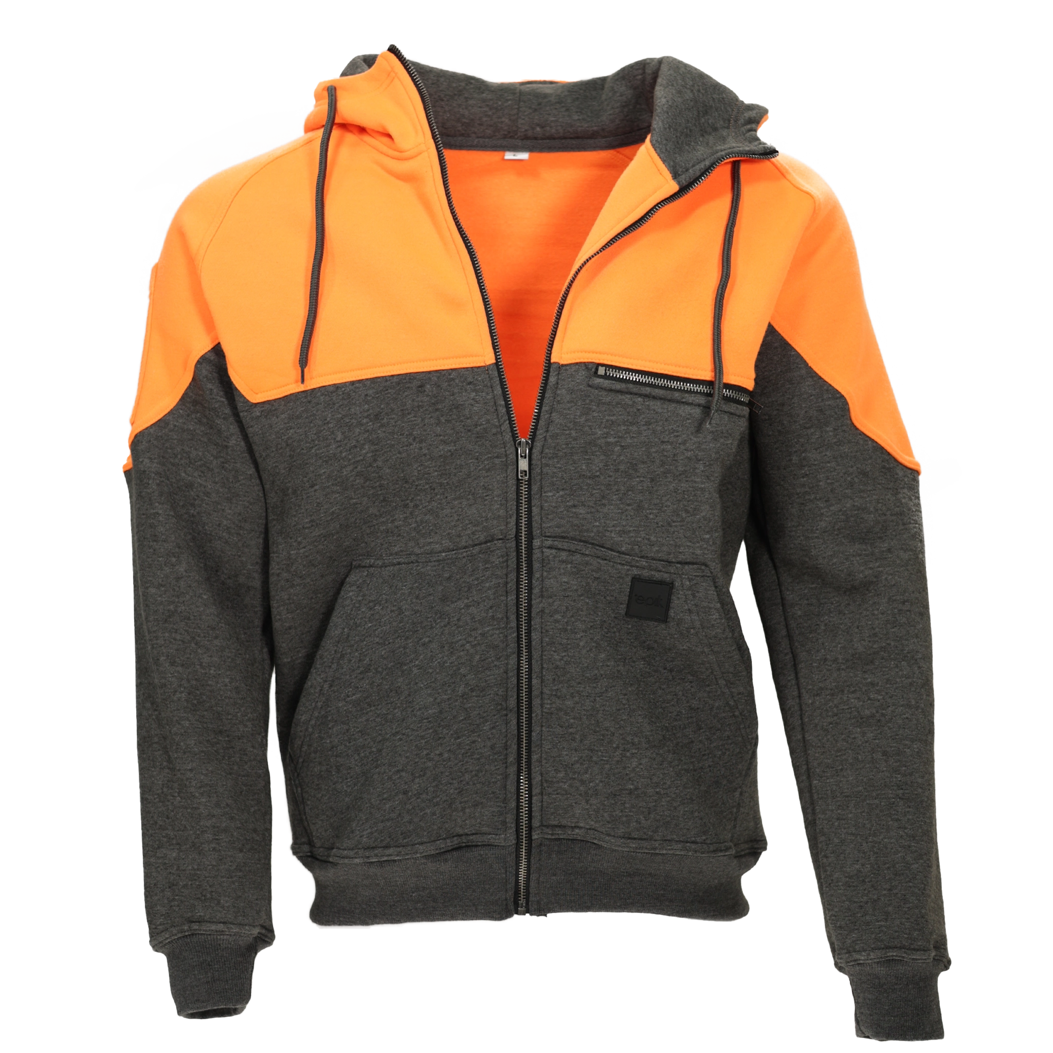 Peak Zip Up Hoodie for Men & Women - Lightweight Fleece Pullover with Front Pockets - Perfect for Running, Hiking & Outdoor Activities